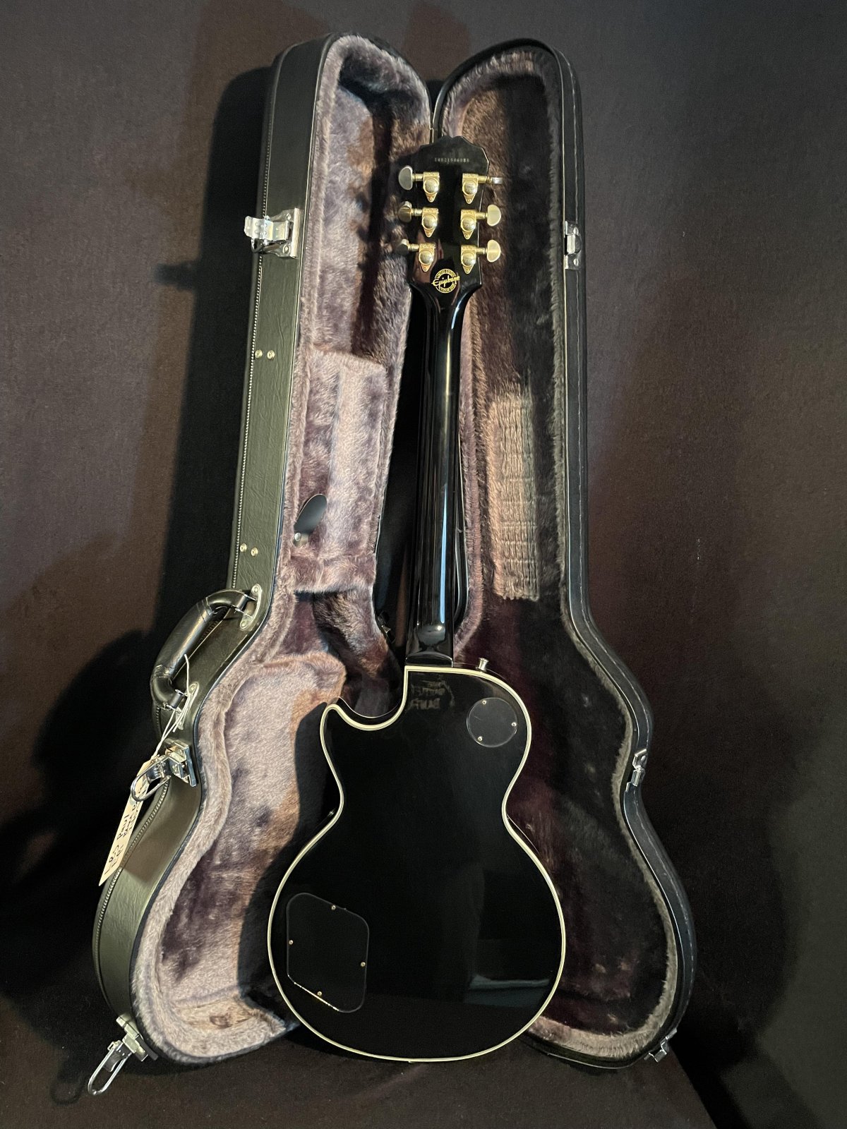 USED 2014 Epiphone Les Paul Custom Blackback/Ivory