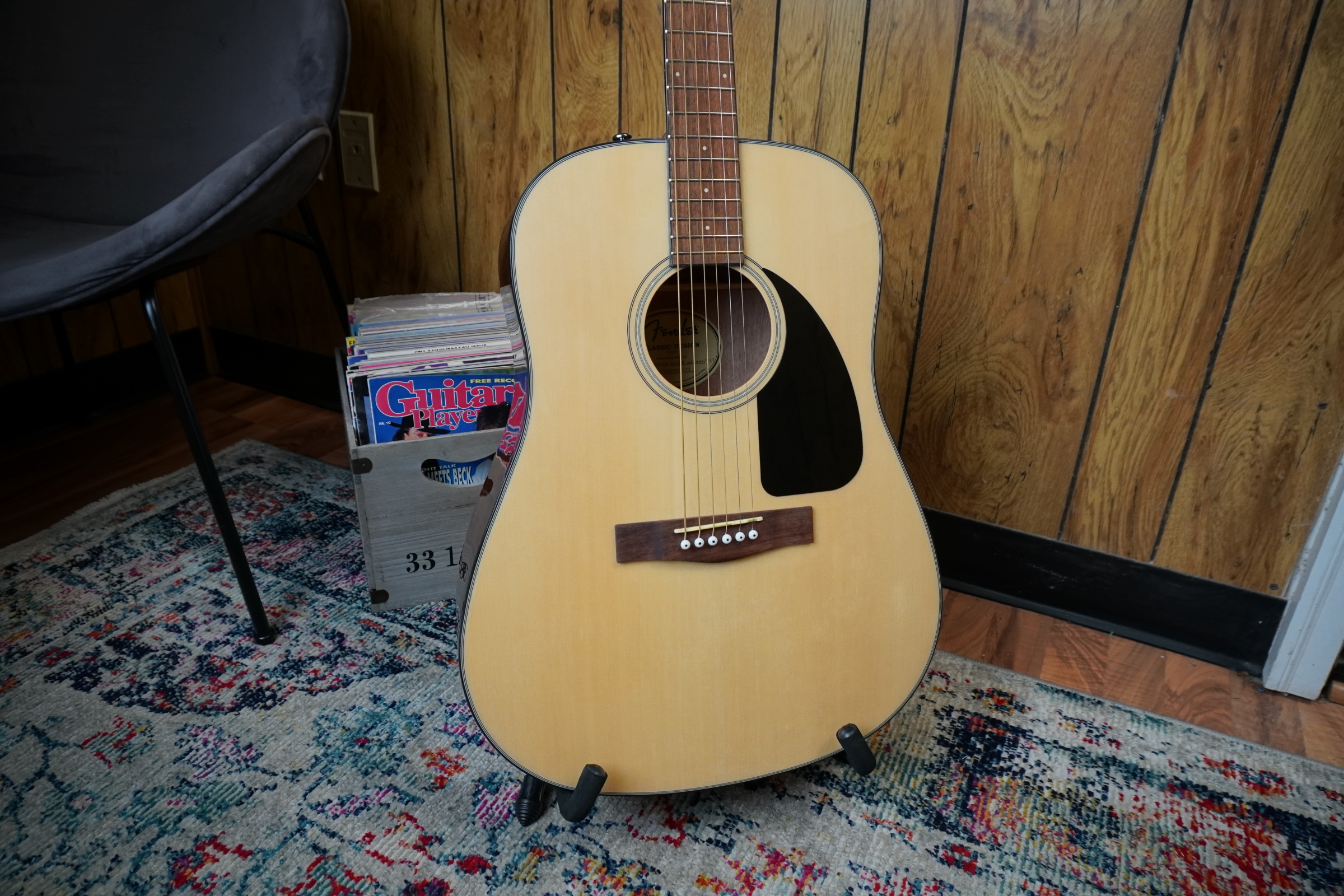 Fender CD-60 Natural w/ Case - 885978158560