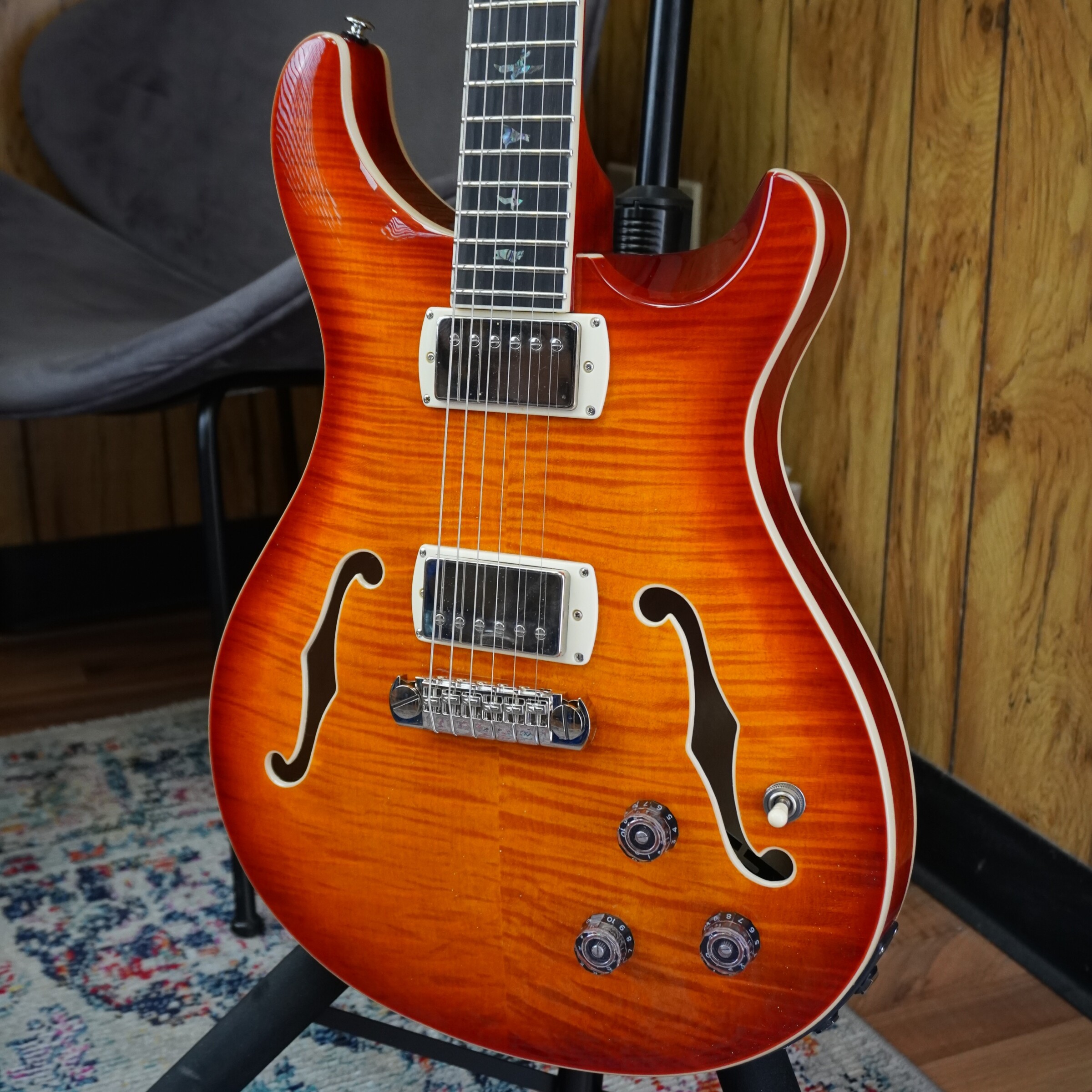 PRS SE Hollowbody II Piezo VS - Vintage Sunburst