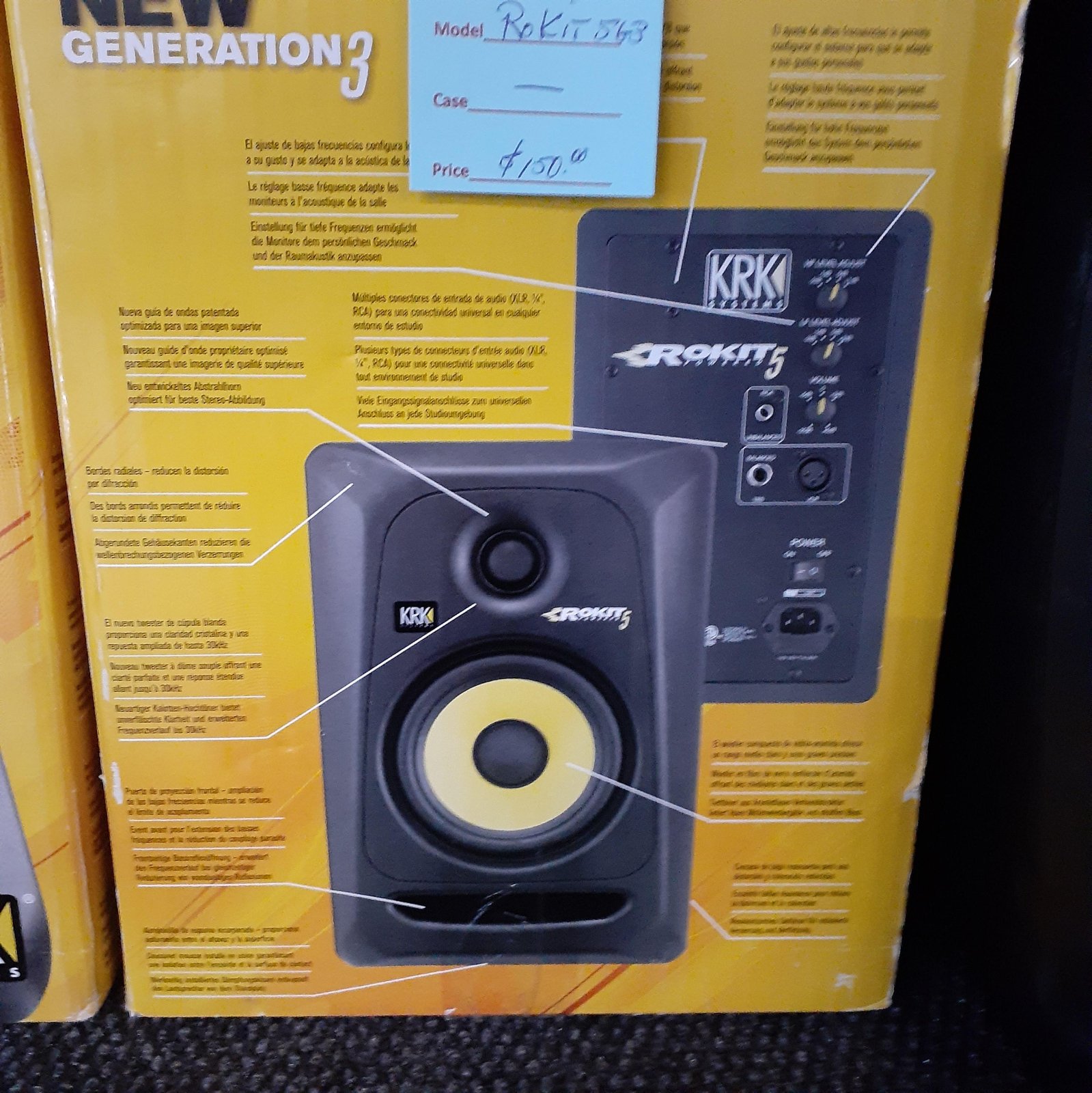 KRK Rokit 5 G3 Studio Monitor - USED