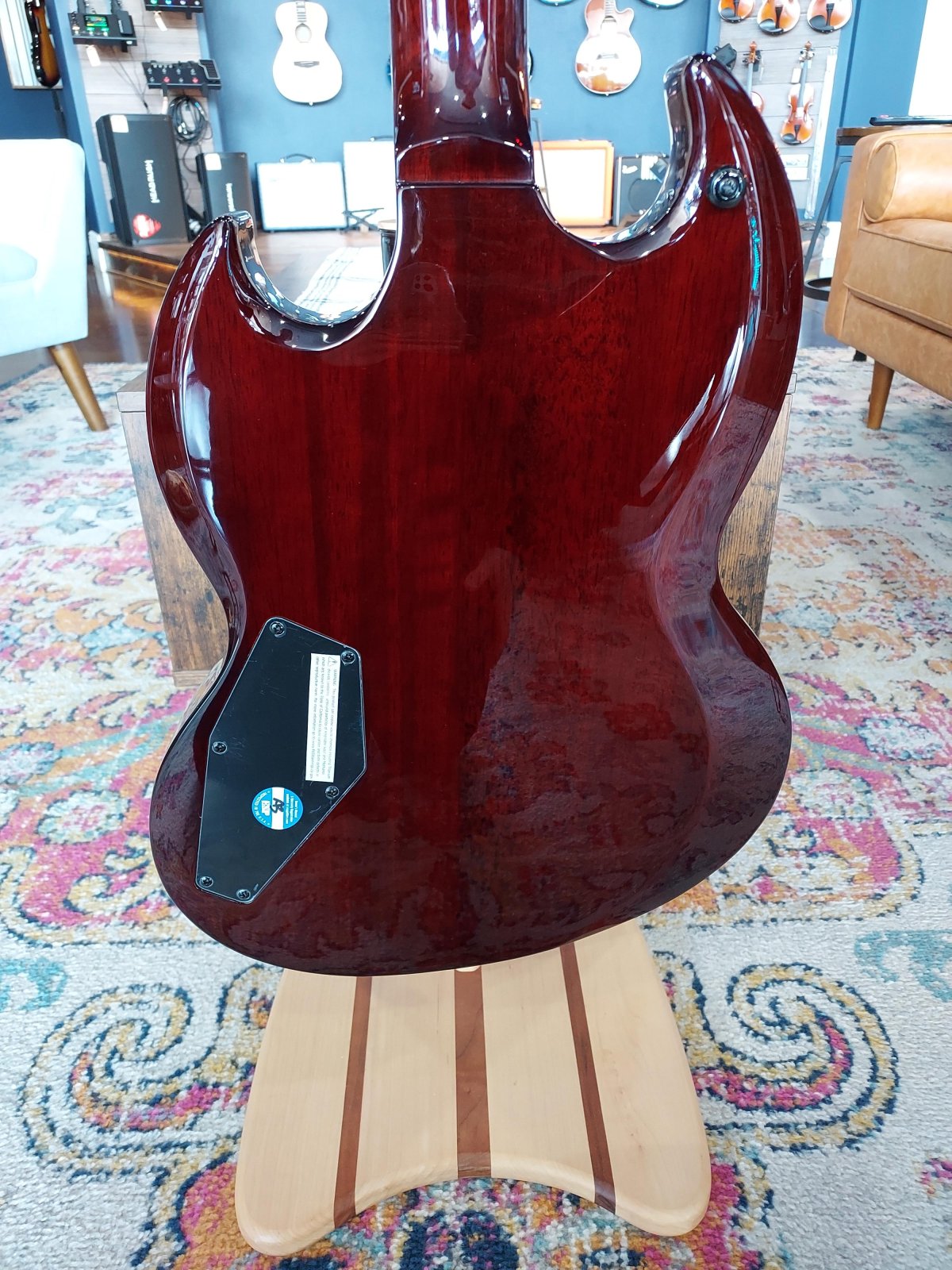 LTD VIPER-256 Quilted Maple Dark Brown Sunburst - 799493274172