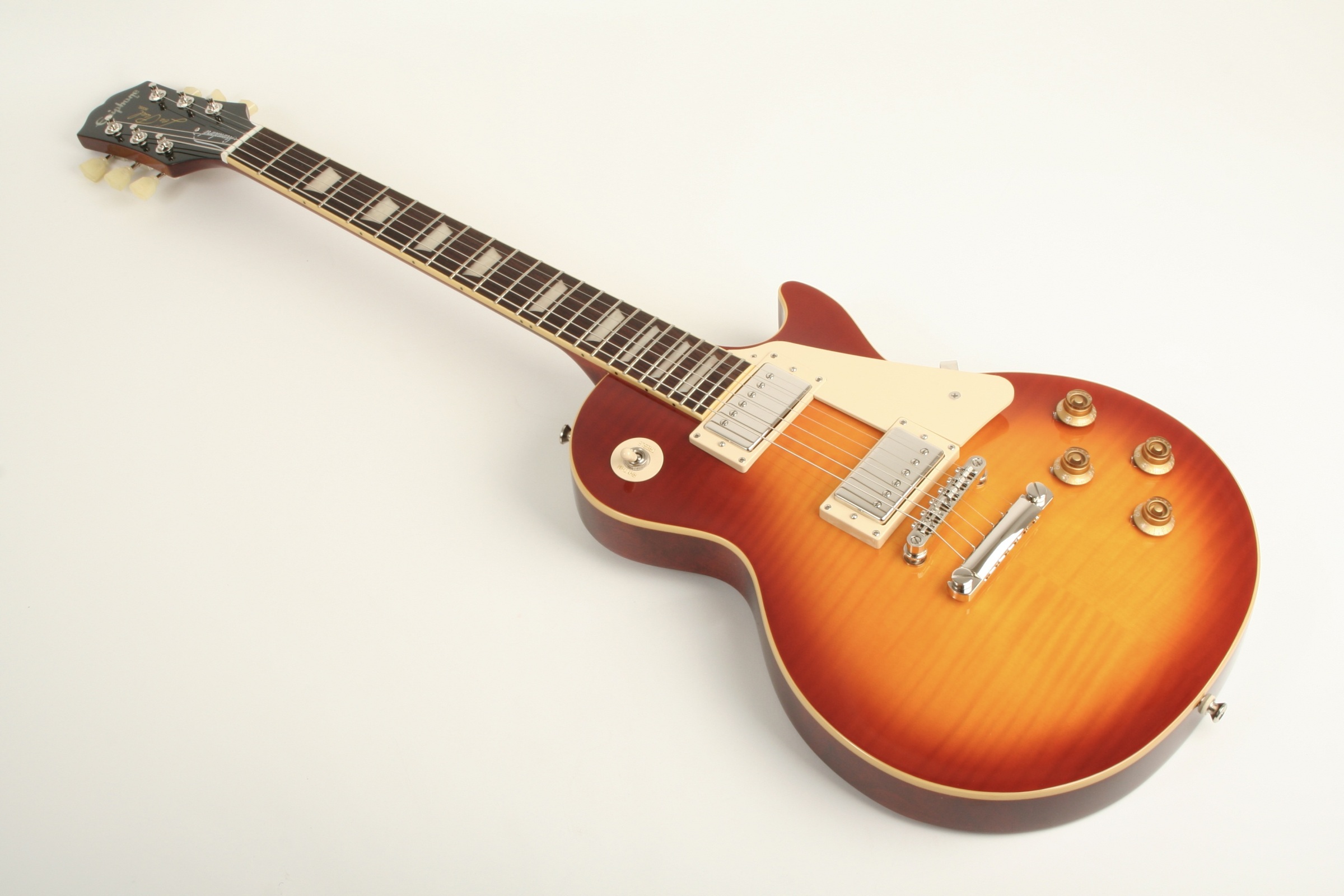 Epiphone Les Paul Standard 50s Figured Washed Cherry Sunburst 4124
