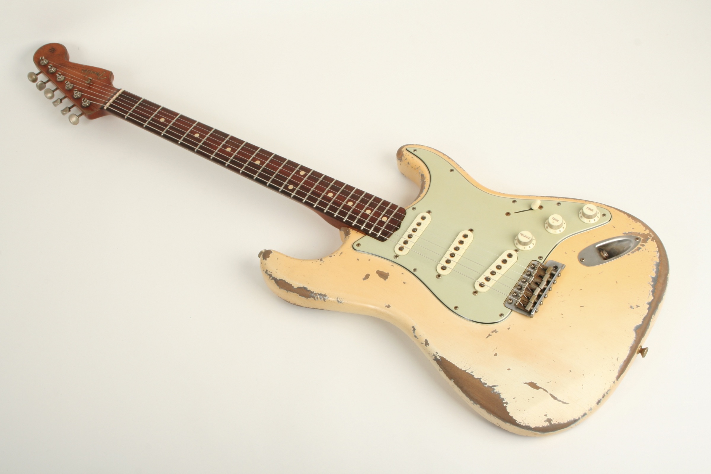Fender Custom Shop 1960 Stratocaster Relic Olympic White