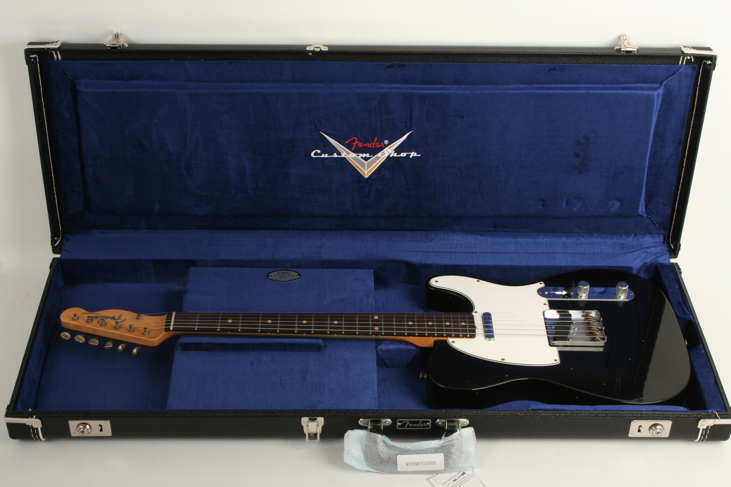 Fender Custom Shop 1960 Telecaster Journeyman Relic Black R150595