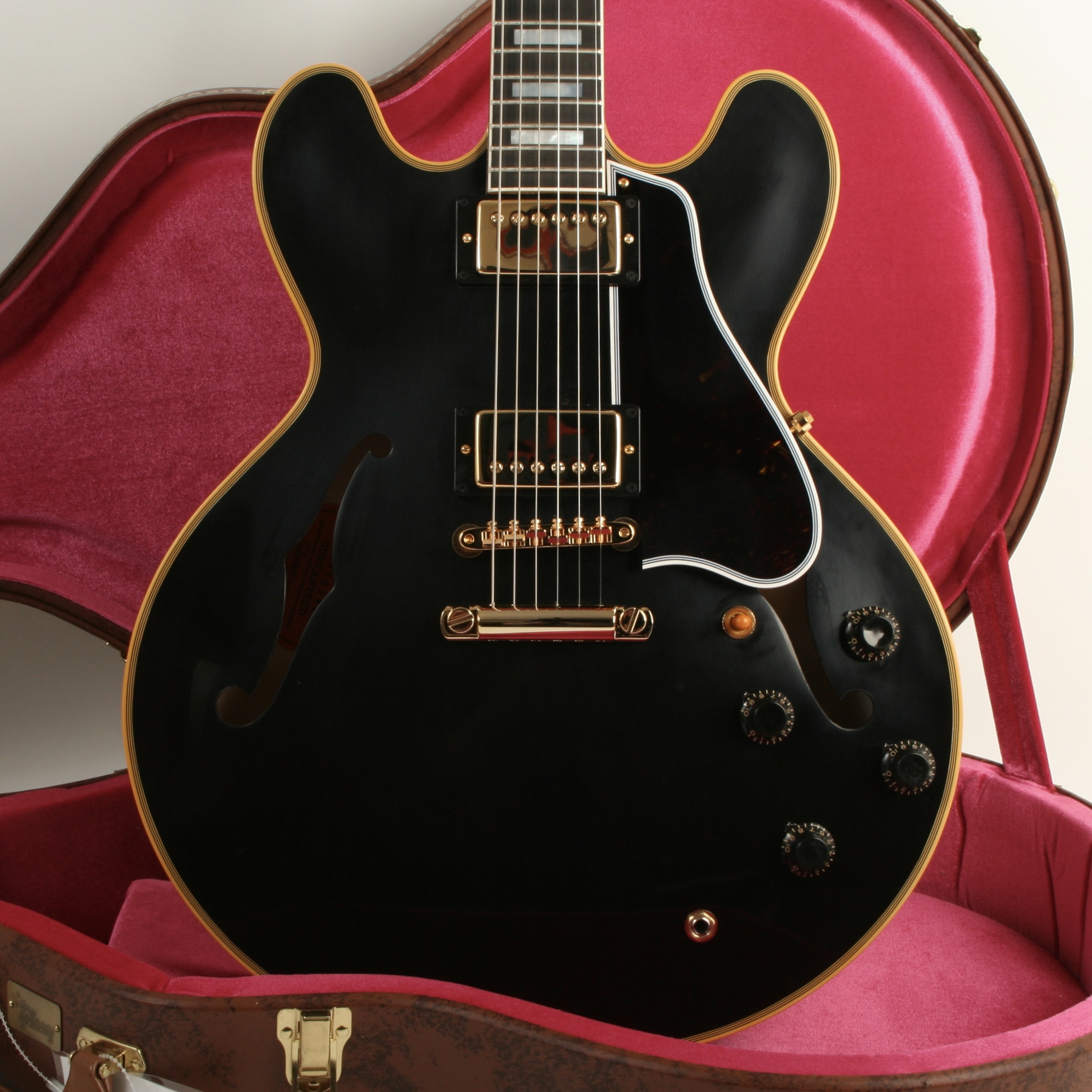 Gibson Custom Shop 1959 ES-355 Reissue Ebony Stop Bar VOS A960148
