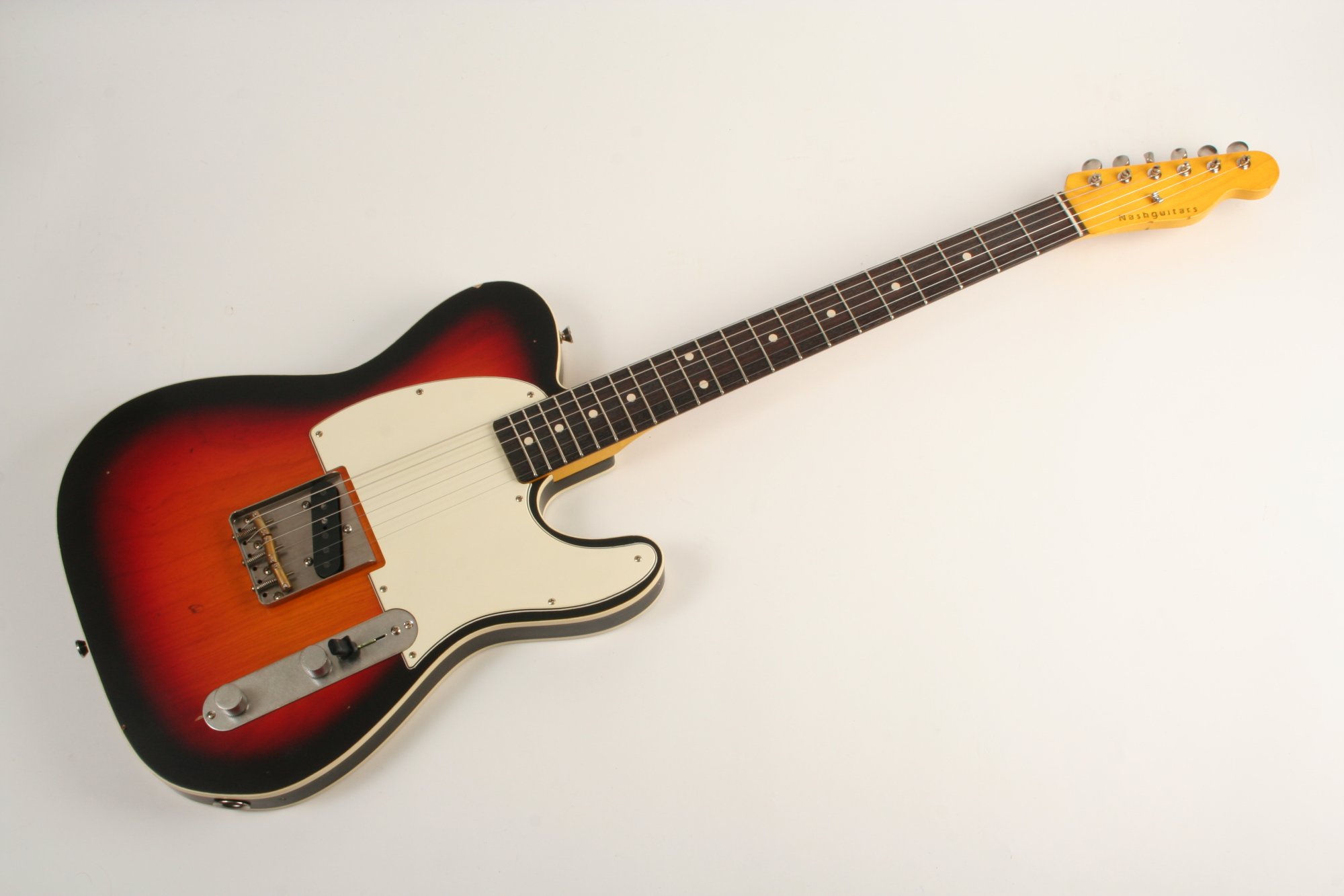 Nash Guitars E-63 Sunburst Double Bound Ash Lollar Pickup GRT-435