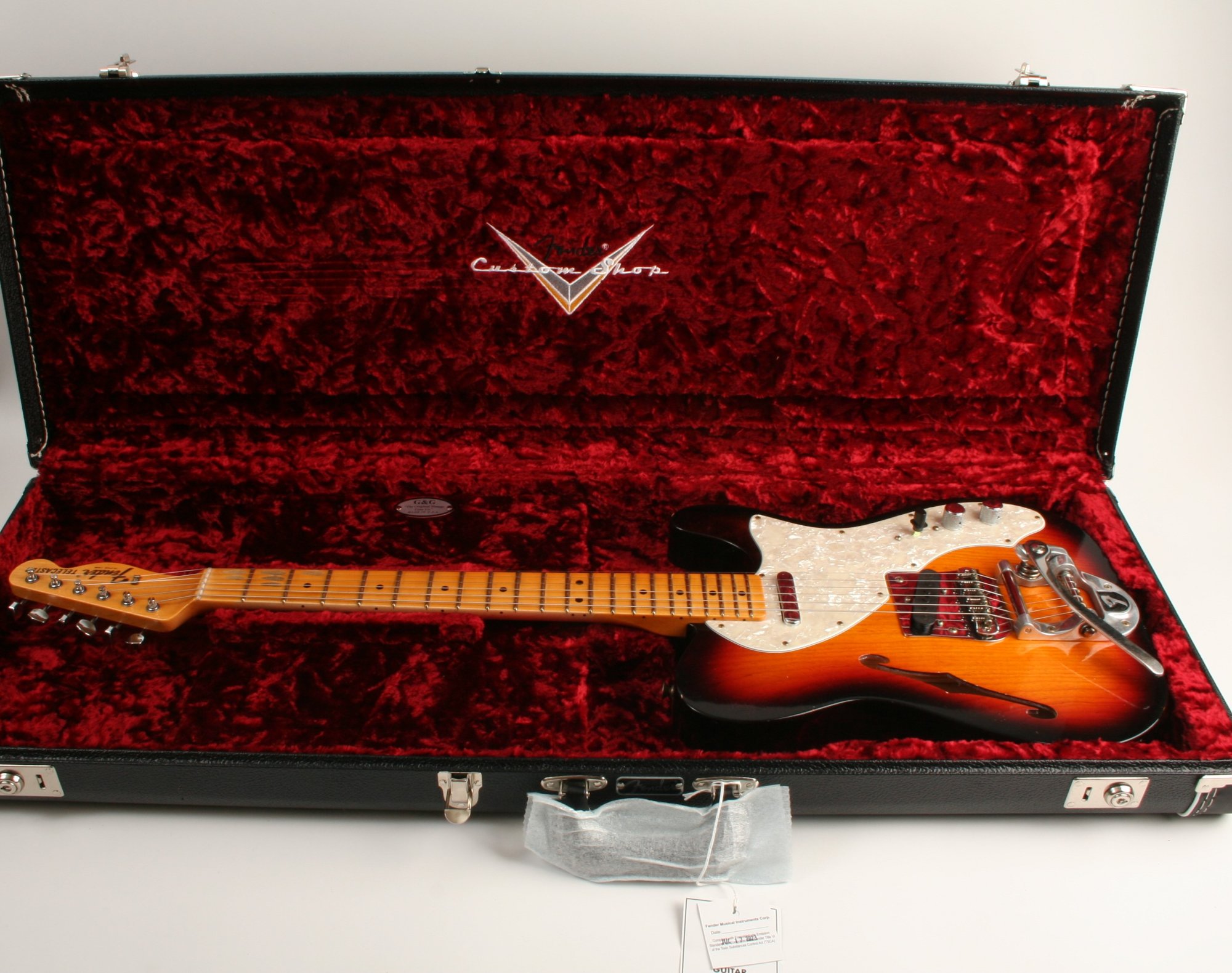 Fender Custom Shop 1968 Telecaster Thinline Journeyman Relic