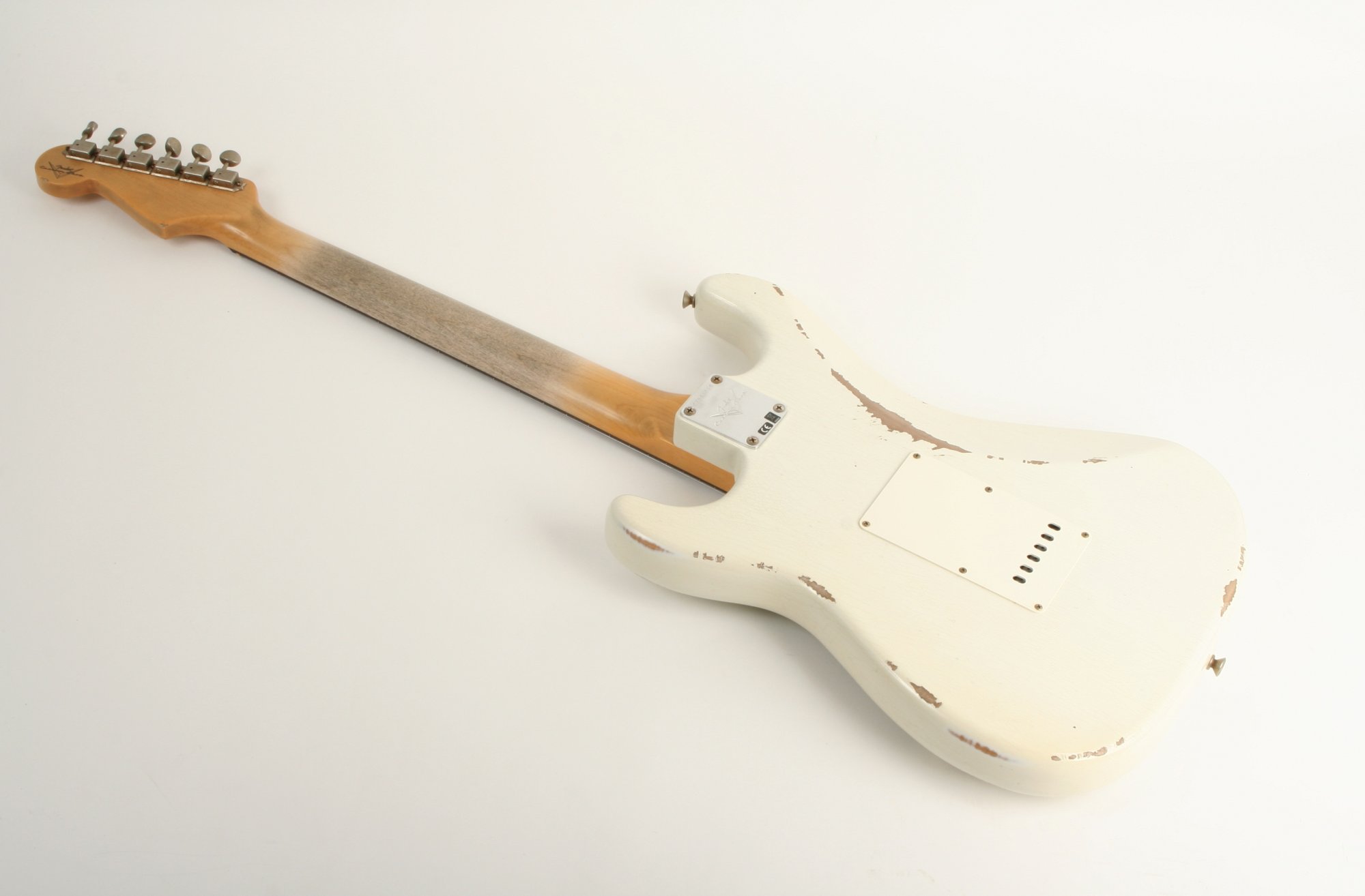 ★OlympicWhite Relic LaquerStratocaster★ Fender 1968 Relic Stratocaster Aged Olympic White #CZ532083