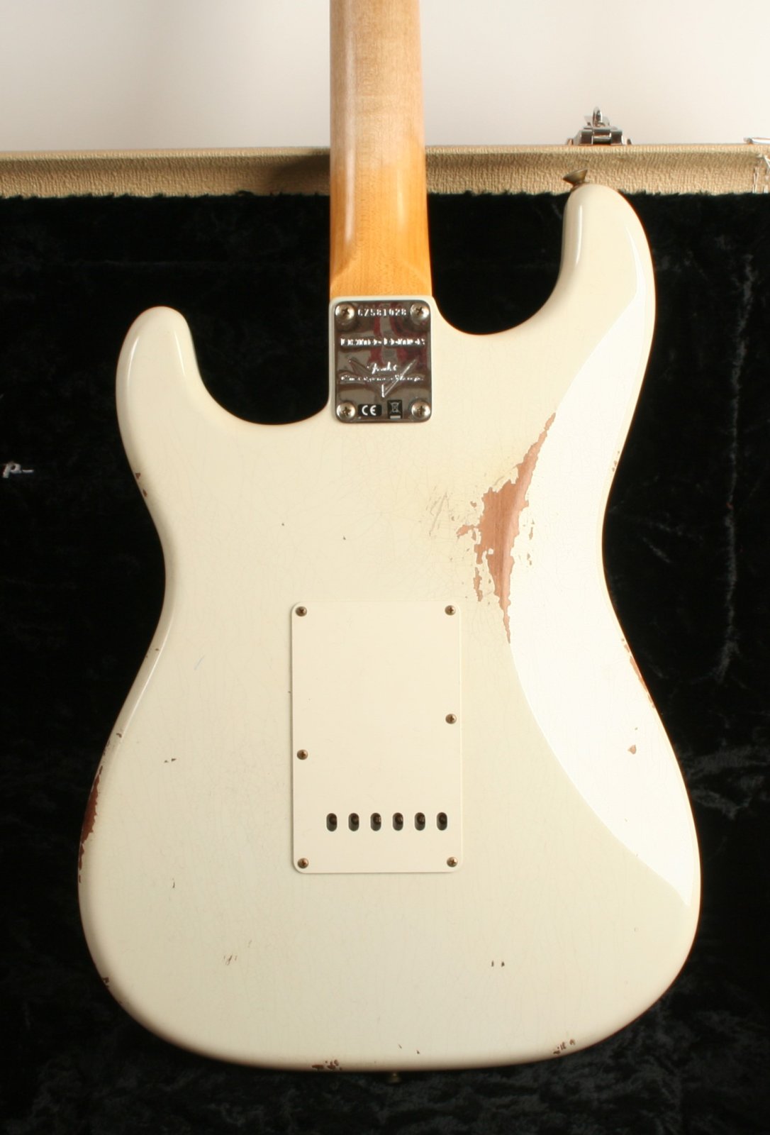 ★☆OlympicWhite Relic MultilayerStrato☆★ Fender Custom Shop GT11 Relic Stratocaster - Olympic White/3