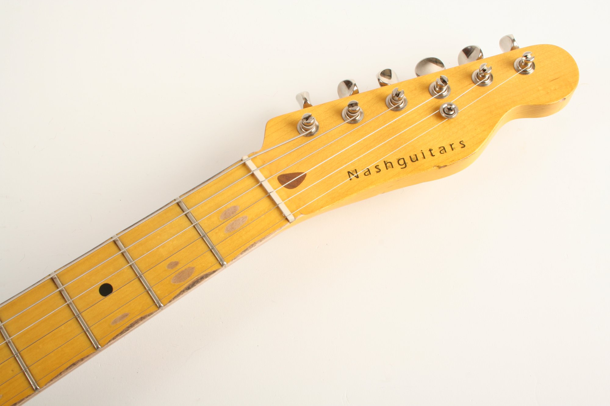 Nash Guitars S-67 Olympic White Lollar Pickups Left Handed