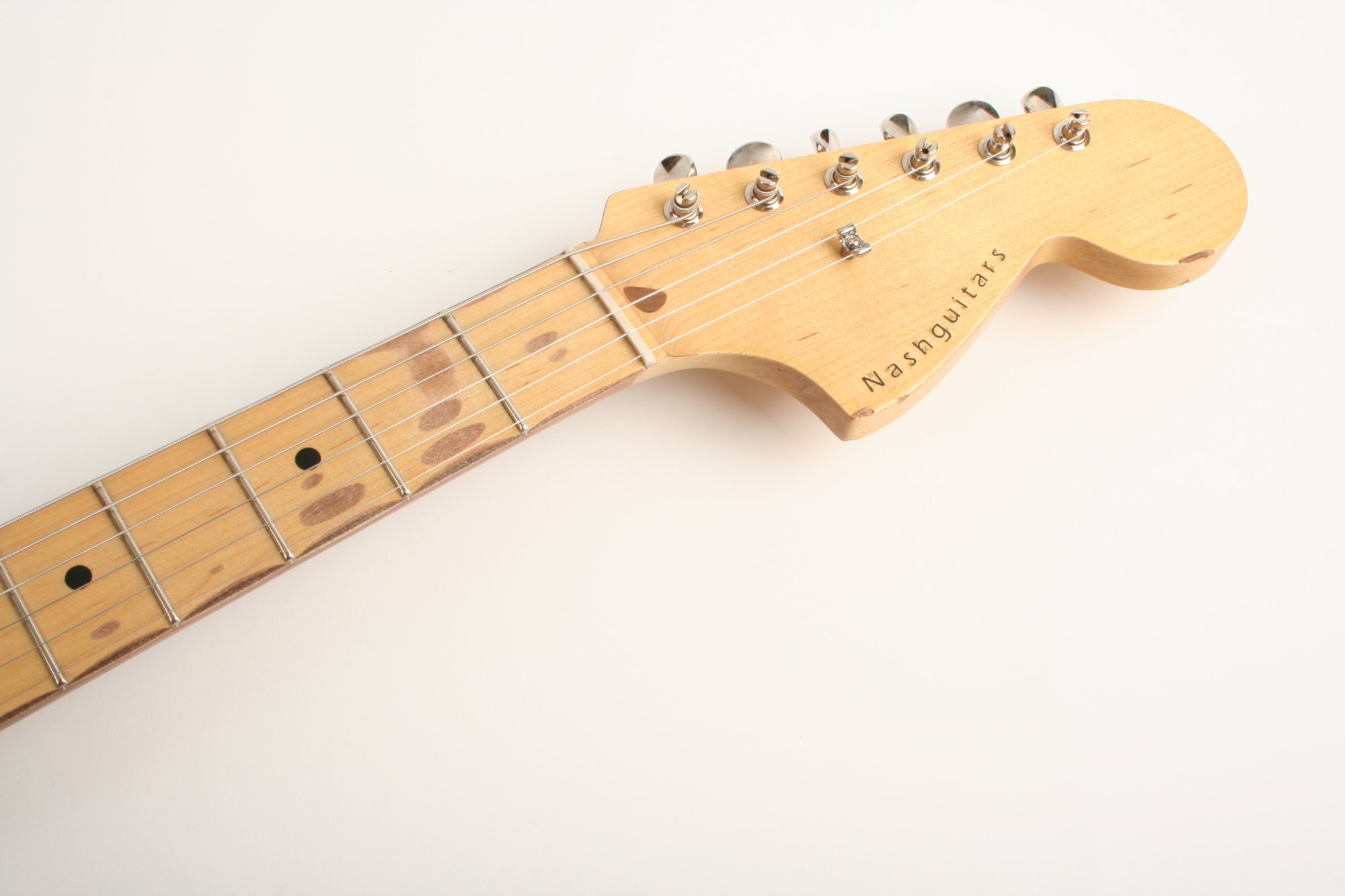 Nash Guitars S-67 Vintage White Lollar Pickups