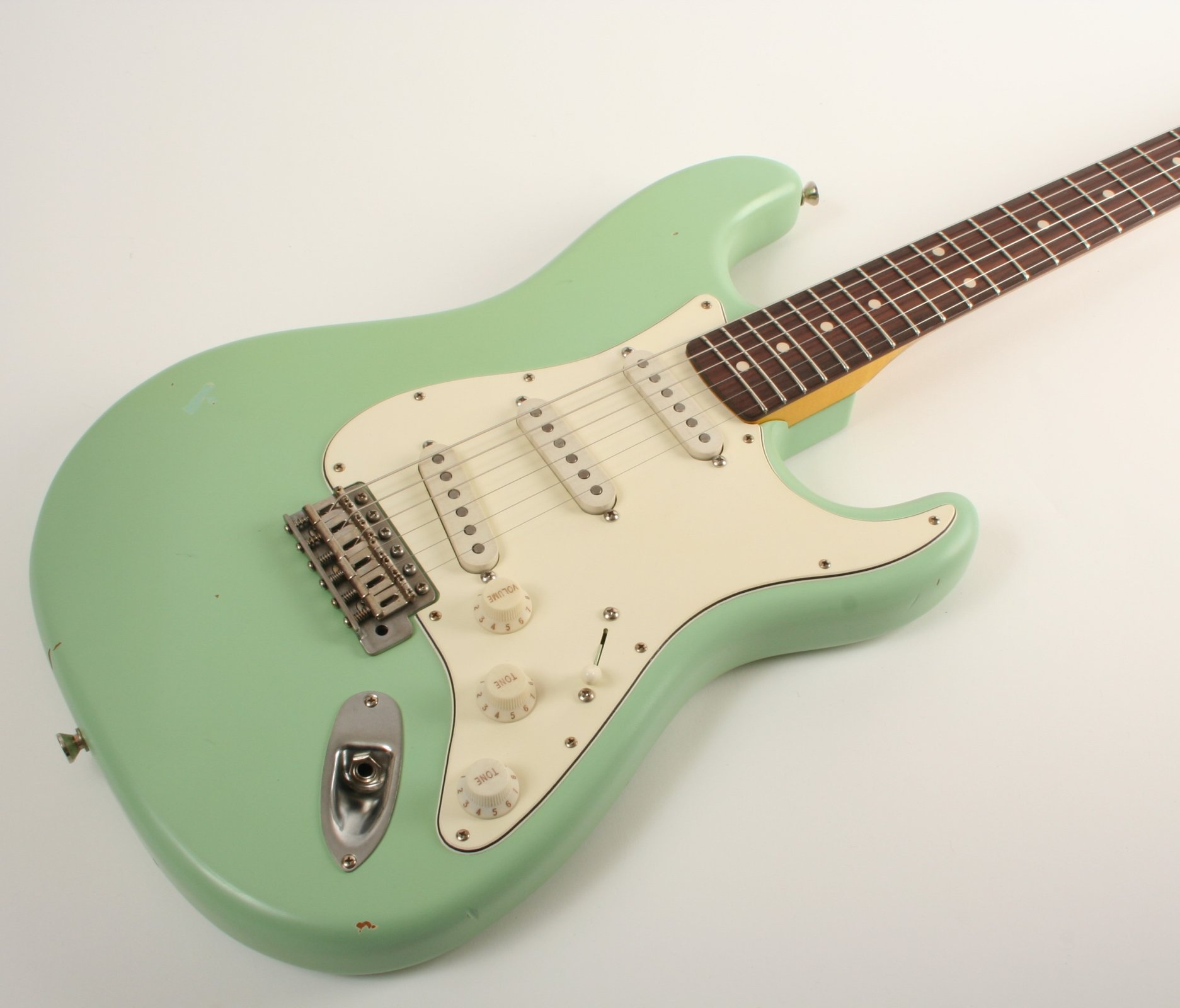 Nash Guitars S-63 Surf Green Lollar Pickups
