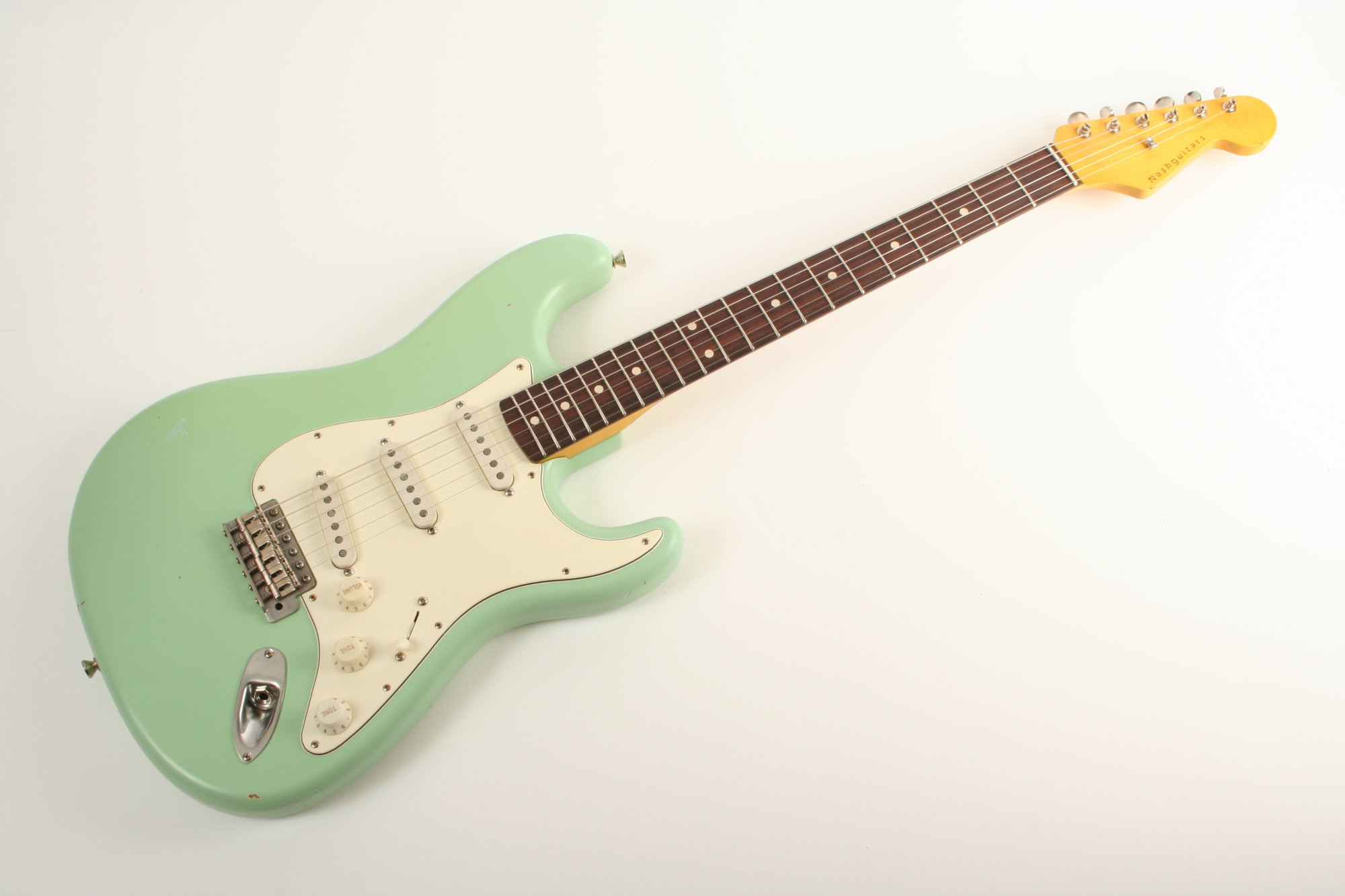 Nash Guitars S-63 Surf Green Lollar Pickups