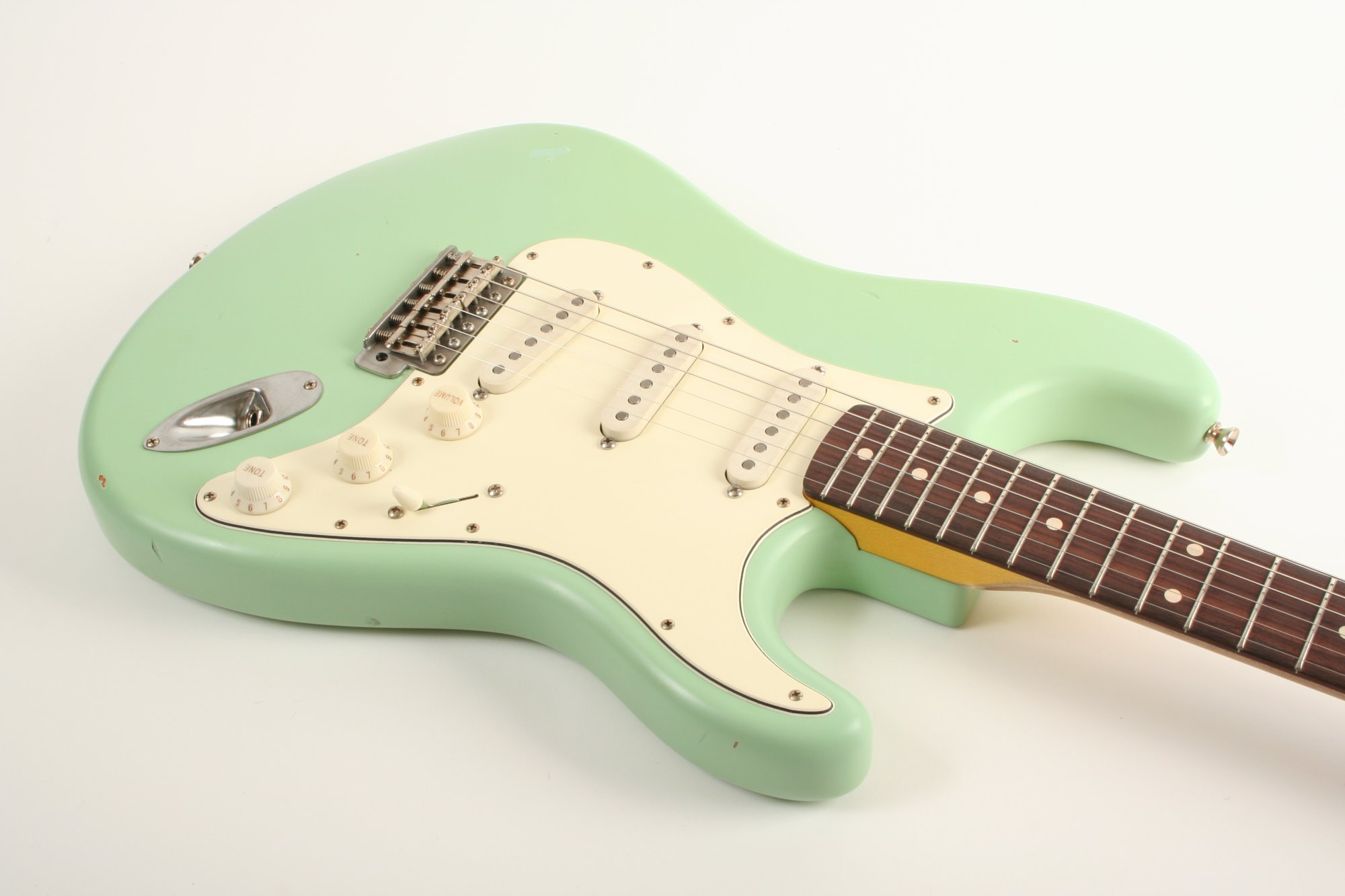 Nash Guitars S-63 Surf Green Lollar Pickups
