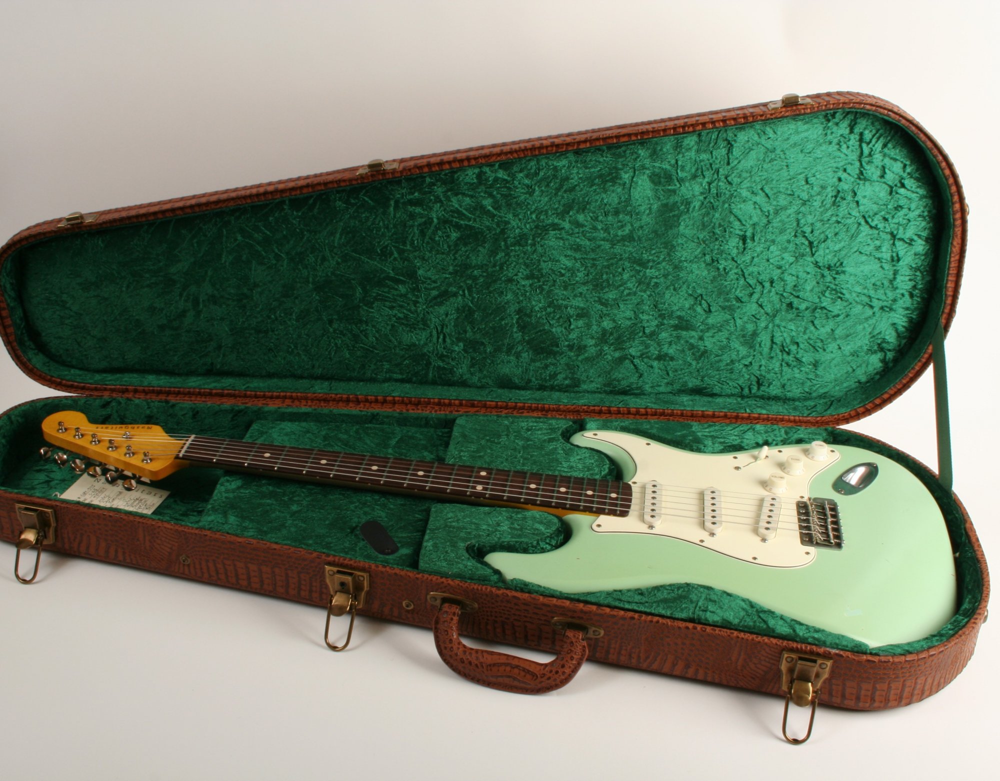 Nash Guitars S-63 Surf Green Lollar Pickups