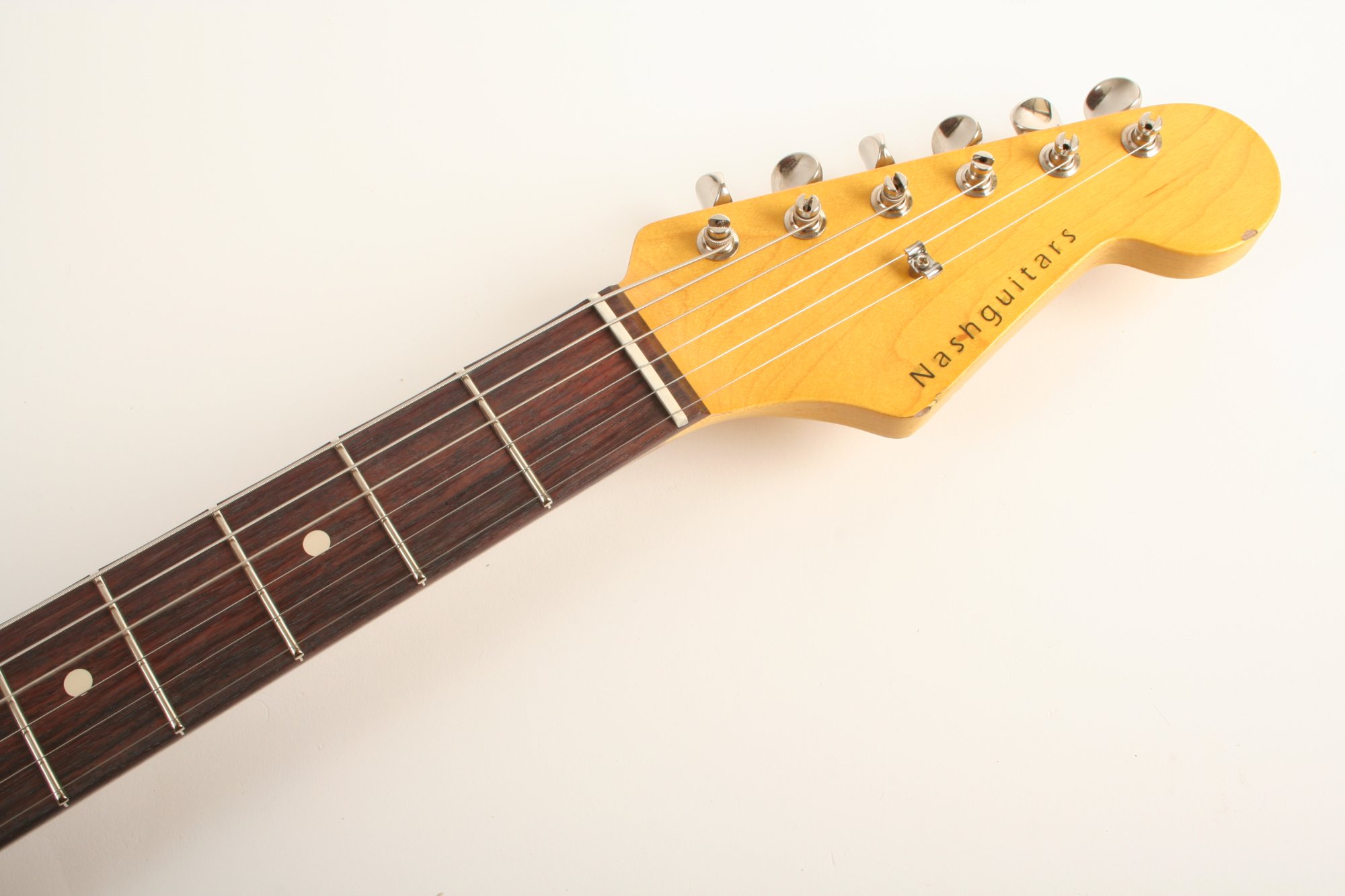 Nash Guitars S-63 Fiesta Red Lollar Pickups