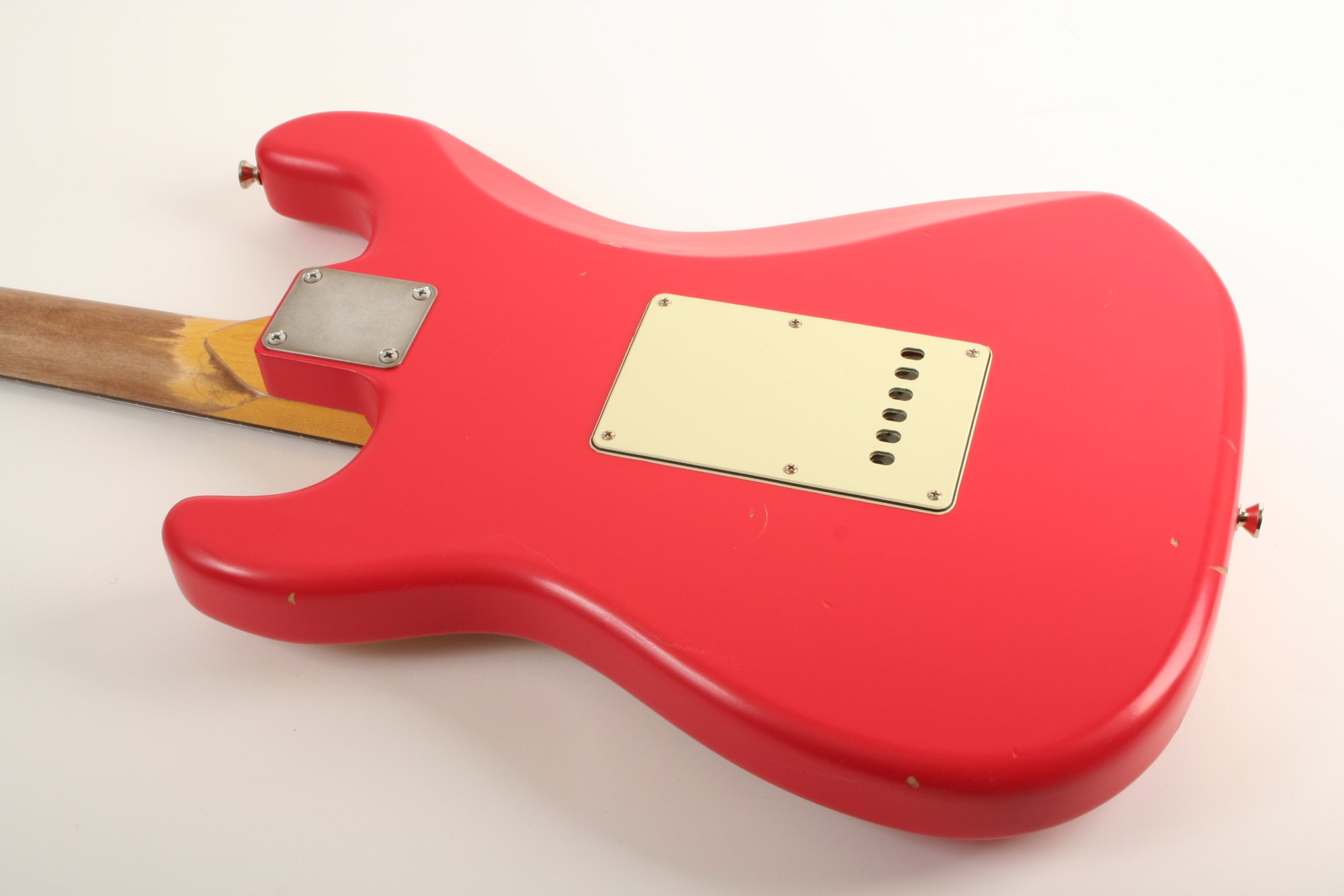 Nash Guitars S-63 Fiesta Red Lollar Pickups