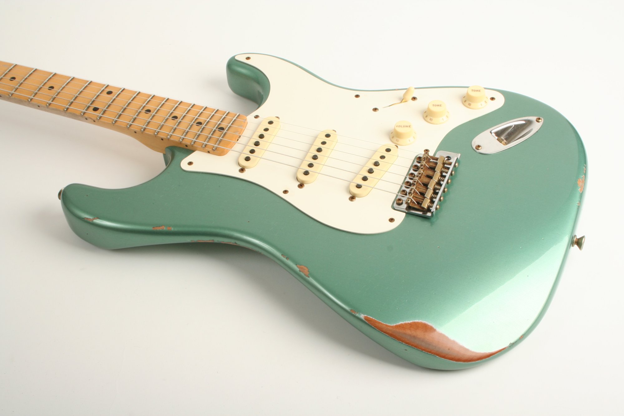 Fender Custom Shop 1957 Stratocaster Relic Faded Sherwood Green