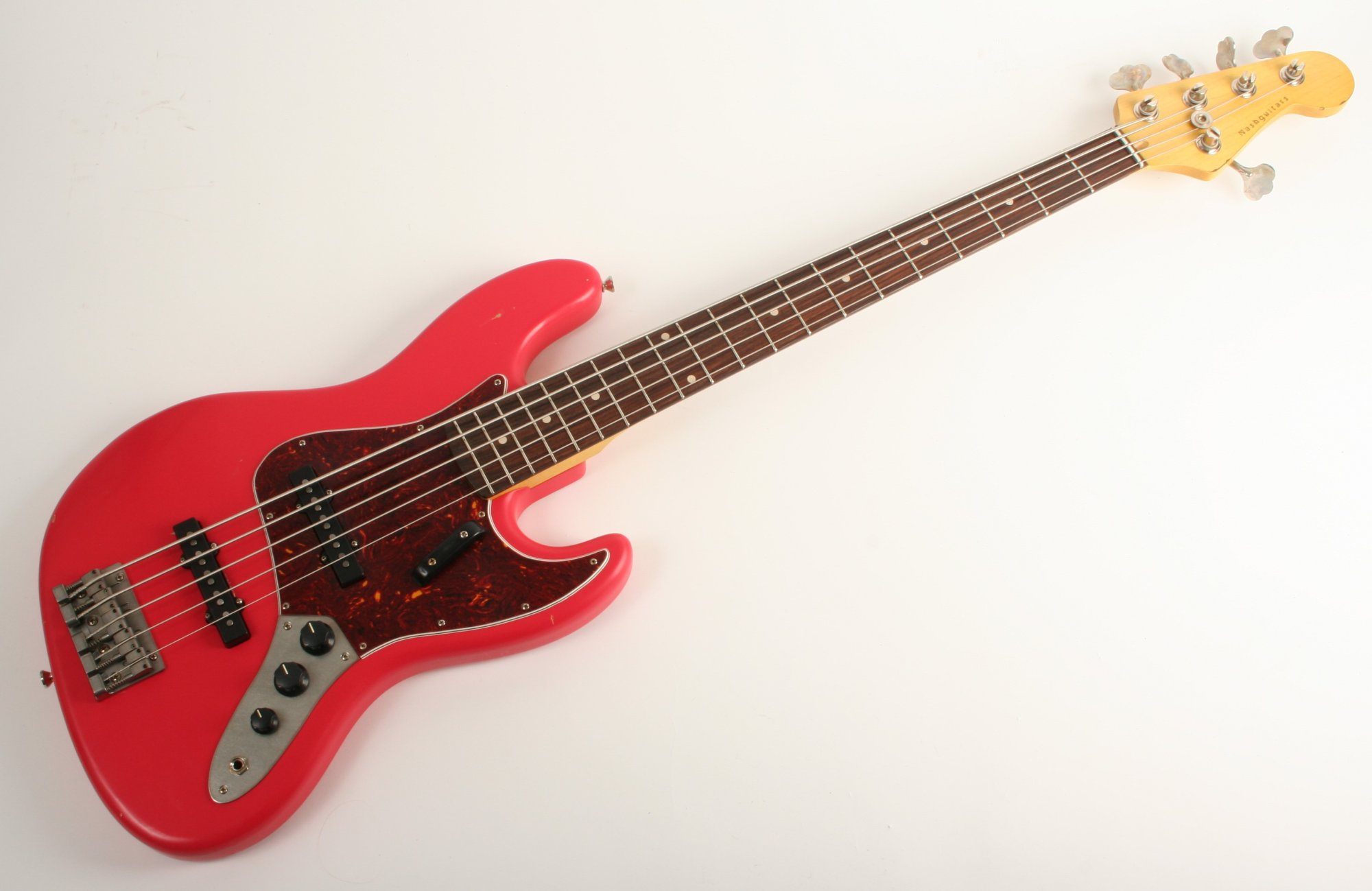 Nash Bass JB-5 Fiesta Red Lollar Pickups