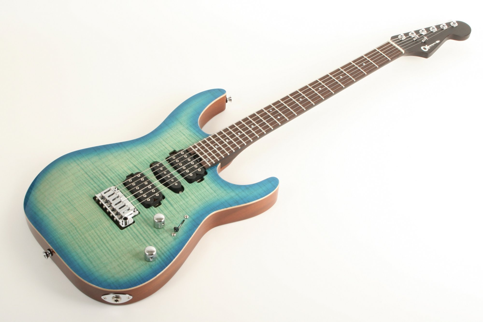 Charvel MJ DK24 HSH 2PT W Mahogany with Flame Maple Wenge