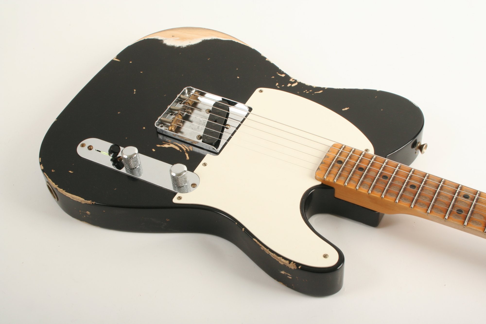 Fender Custom Shop Limited Reverse Esquire Heavy Relic Aged Black