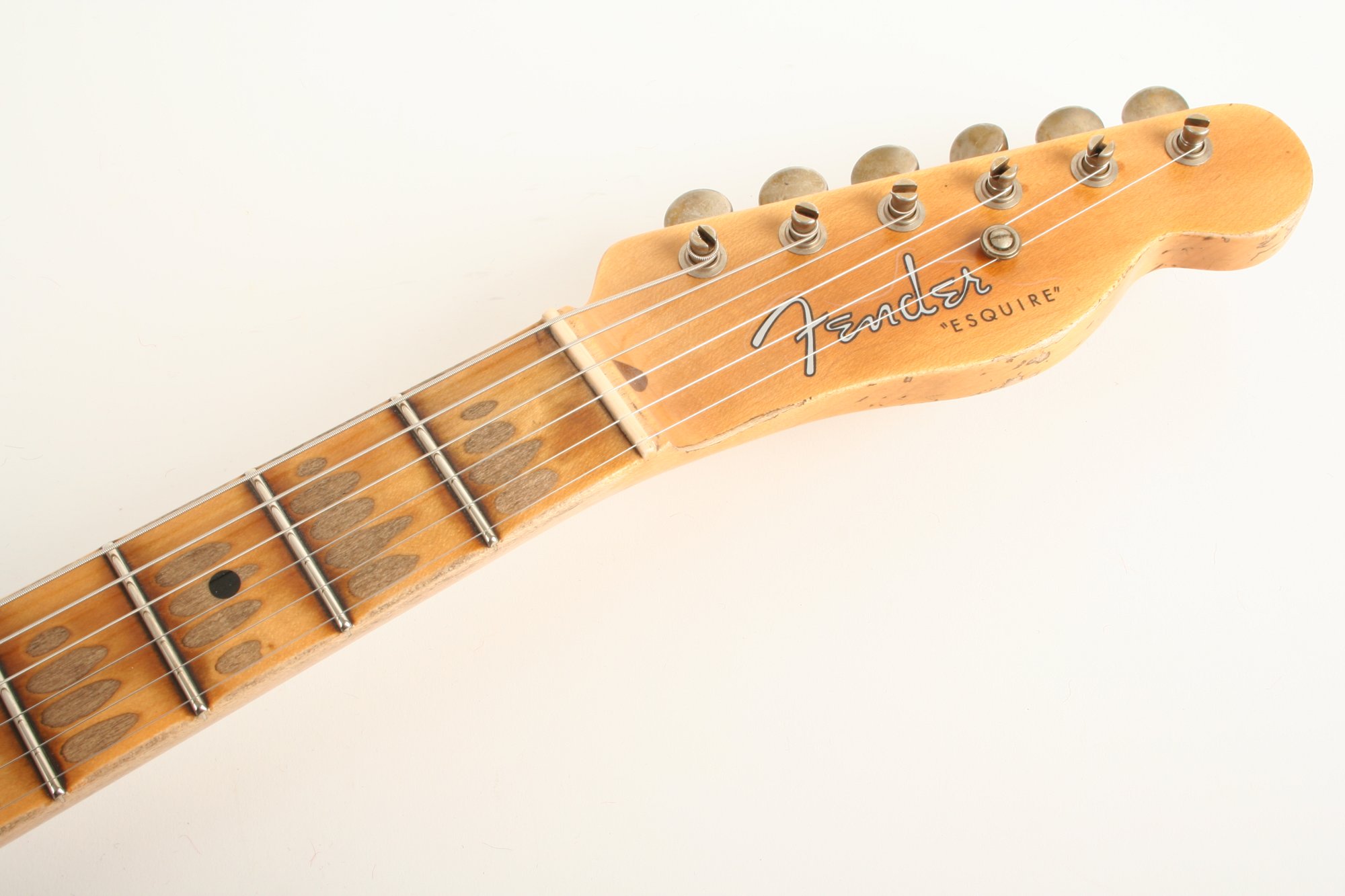 Fender Custom Shop Limited Reverse Esquire Heavy Relic Aged Black