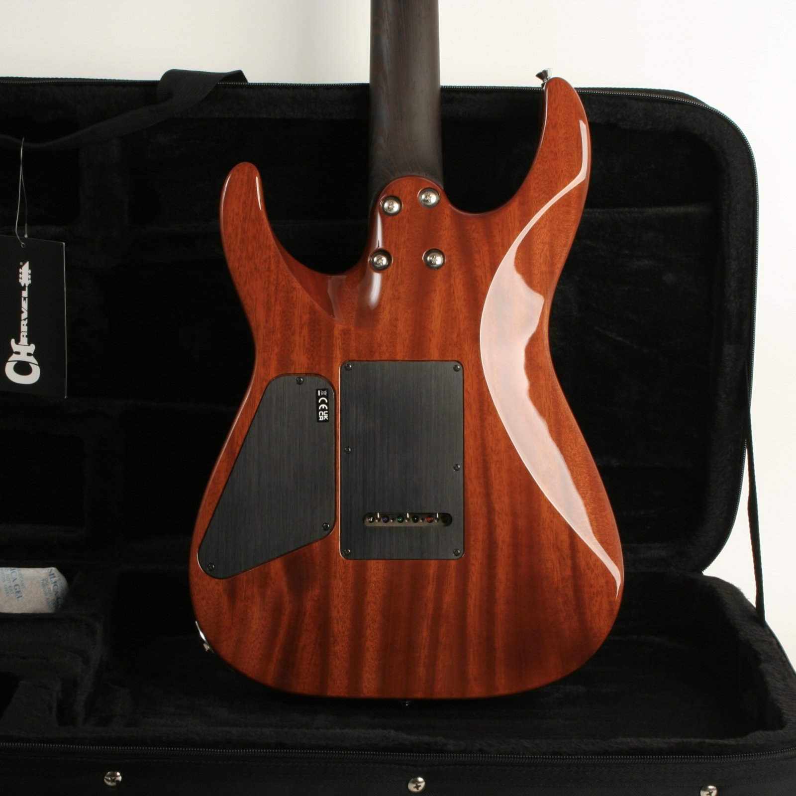 Charvel MJ DK24 HSH 2PT W Mahogany with Flame Maple Wenge