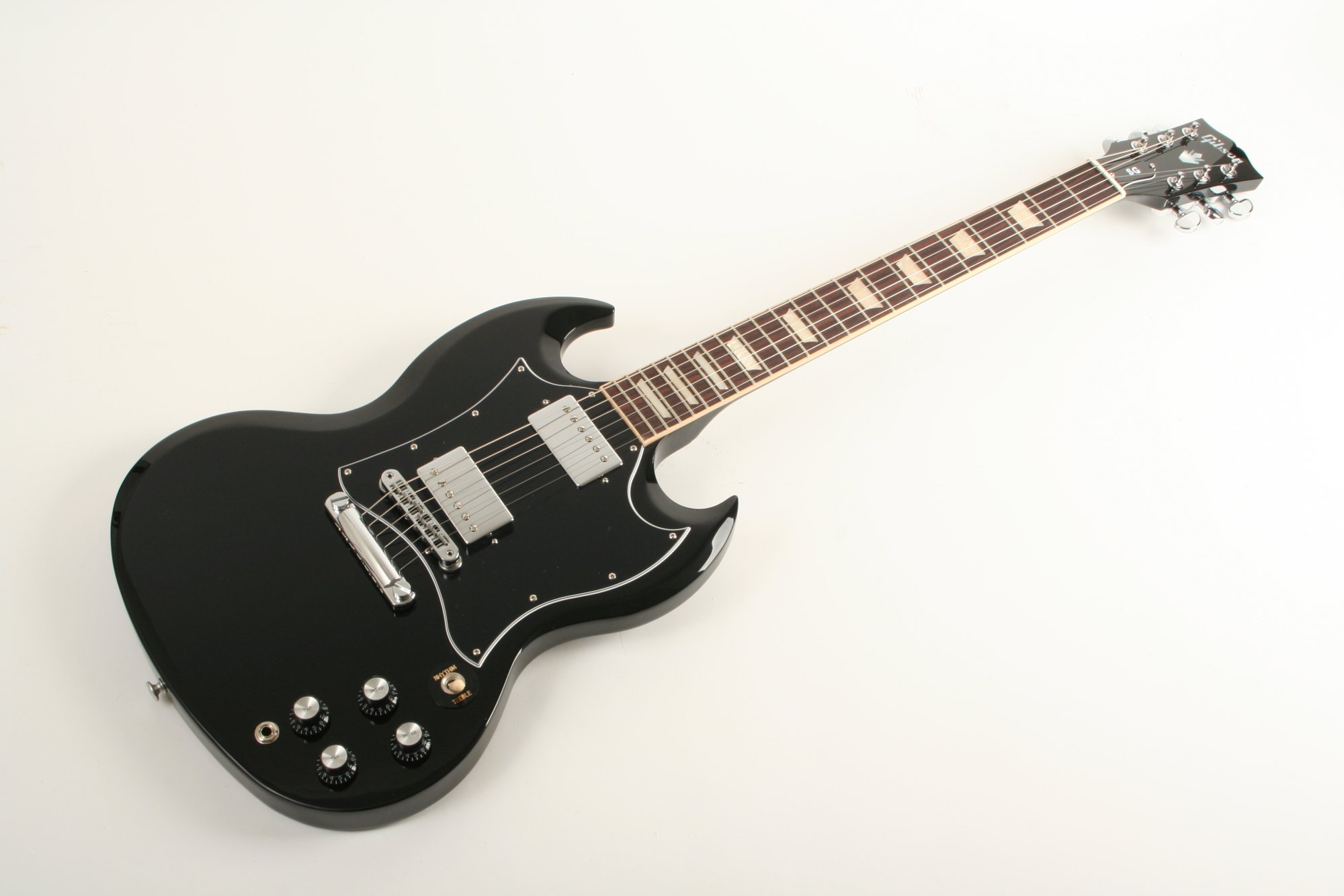 Gibson SG standard ebony 2022年製 mod Gibson SG Standard Ebony – Gooswyn Guitar