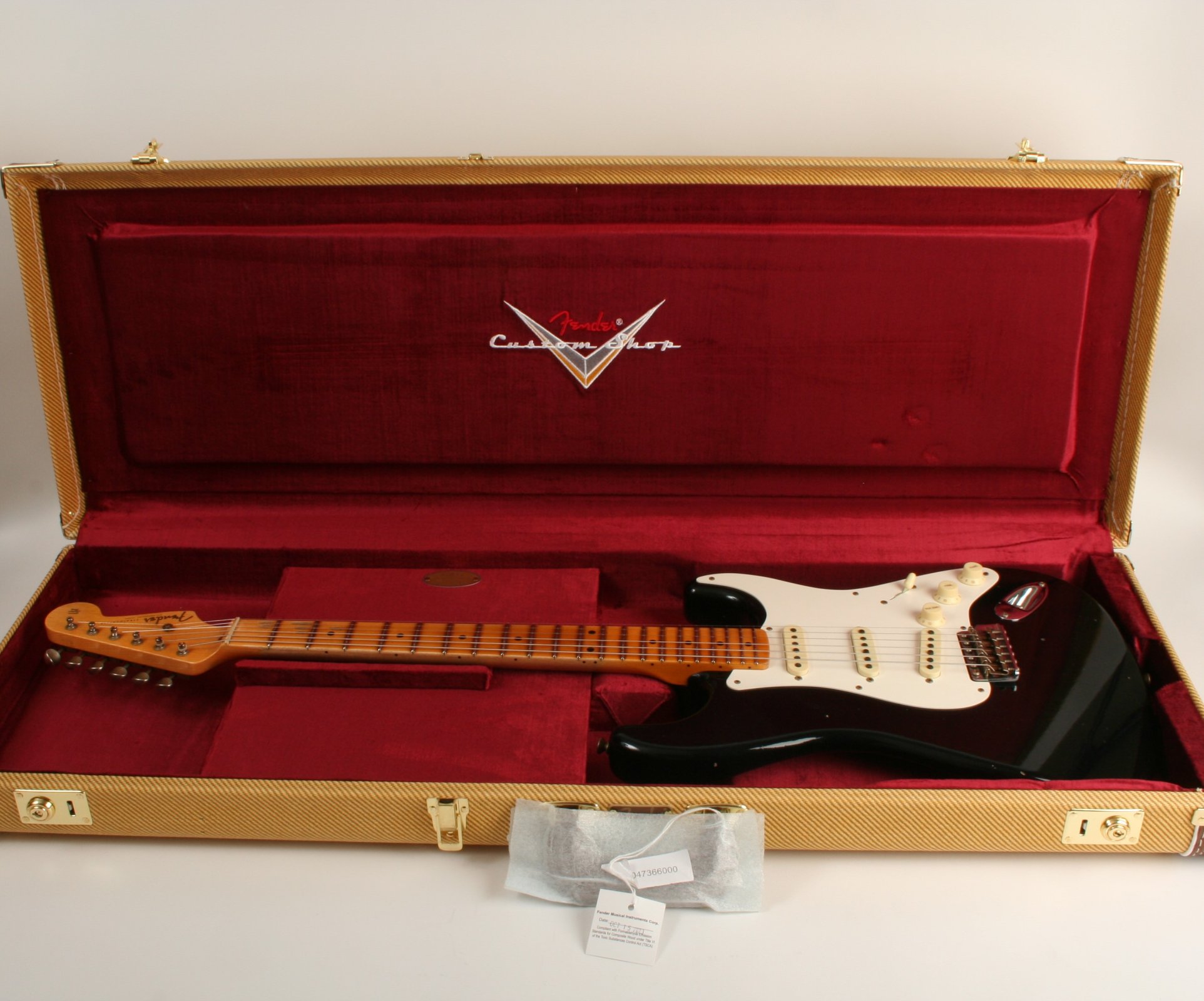 Fender Custom Shop 1956 Stratocaster Journeyman Relic Aged Black