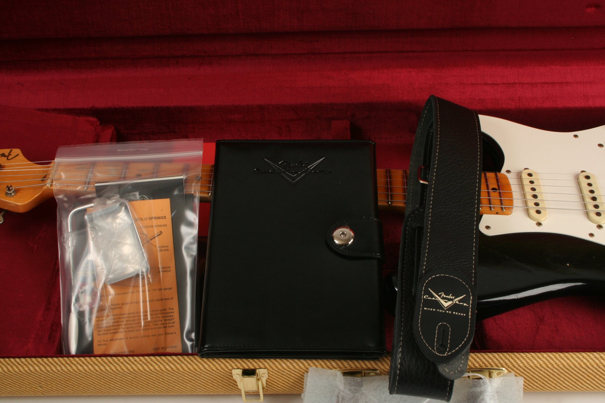 Fender Custom Shop 1956 Stratocaster Journeyman Relic Aged Black