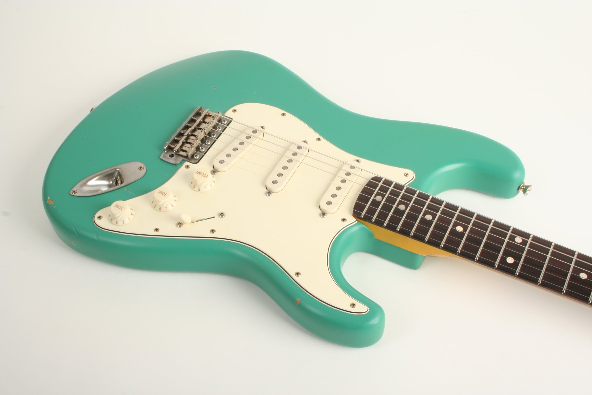 Lollar Pickup Nash guitars 特注 リア用 Nash Guitars S-67 Olympic White Lollar Pickups Left Handed