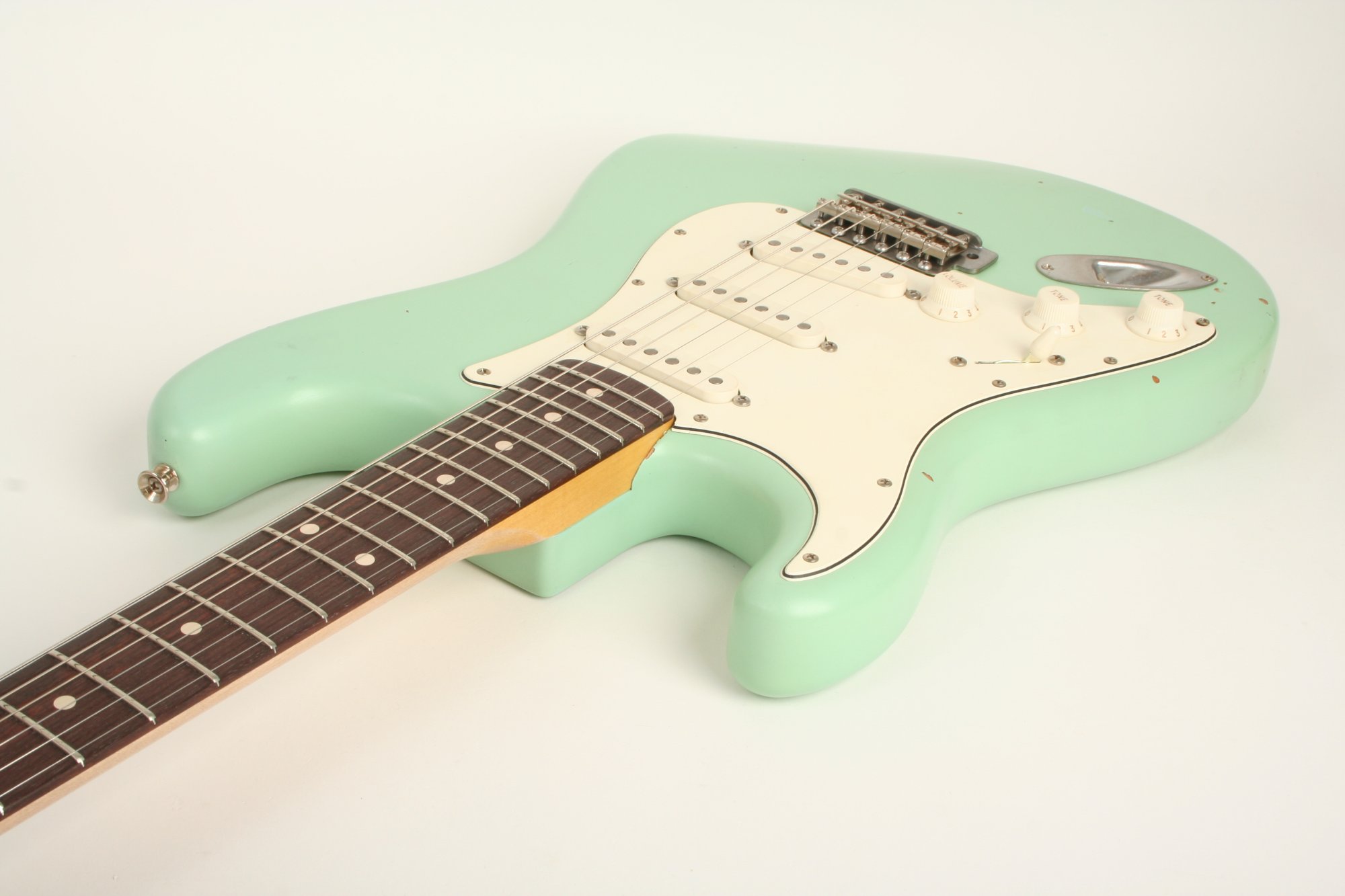 Nash Guitars S-63 Surf Green Lollar Pickups Left Handed GRT-599