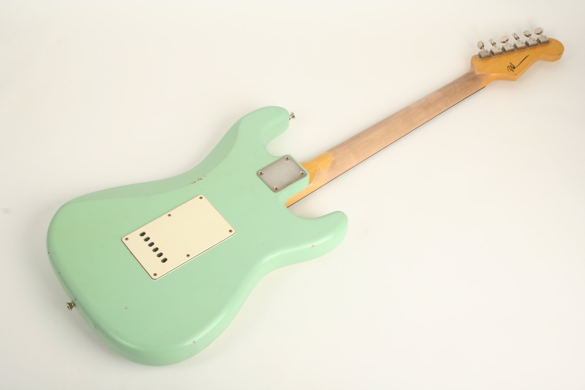 Nash Guitars S-63 Surf Green Lollar Pickups Left Handed GRT-599
