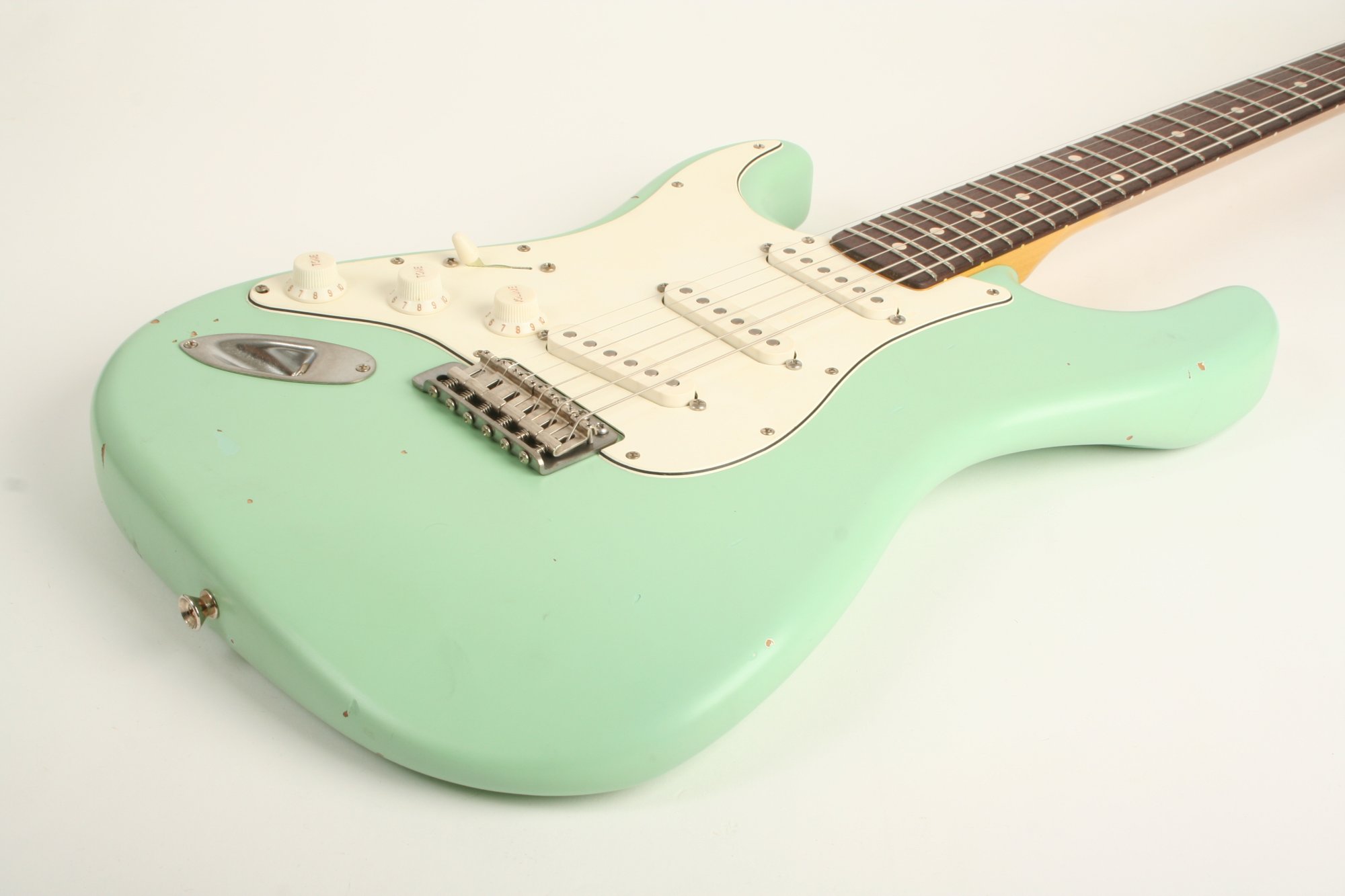 Nash Guitars S-63 Surf Green Lollar Pickups Left Handed GRT-599