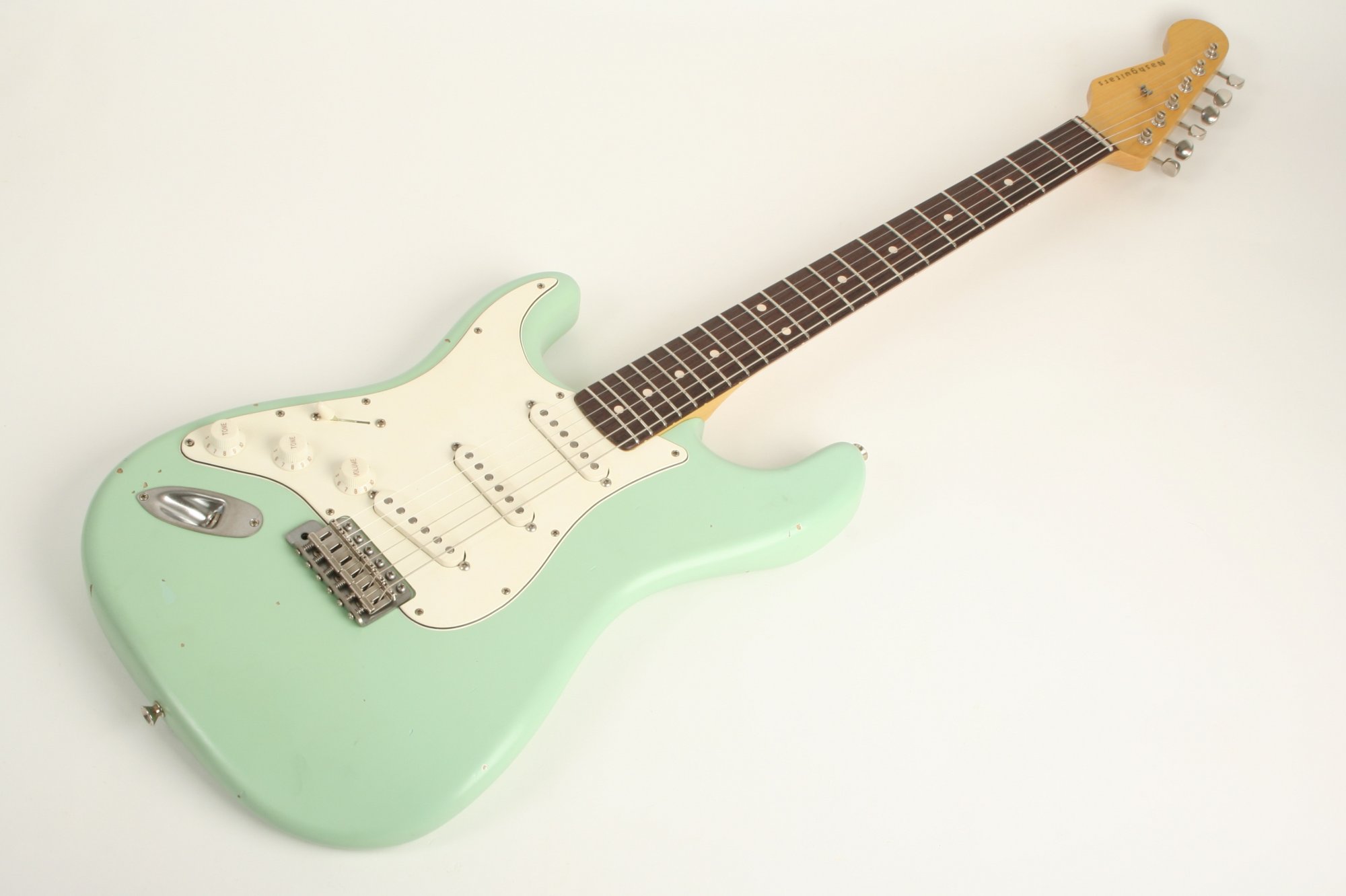 Nash Guitars S-63 Surf Green Lollar Pickups Left Handed GRT-599