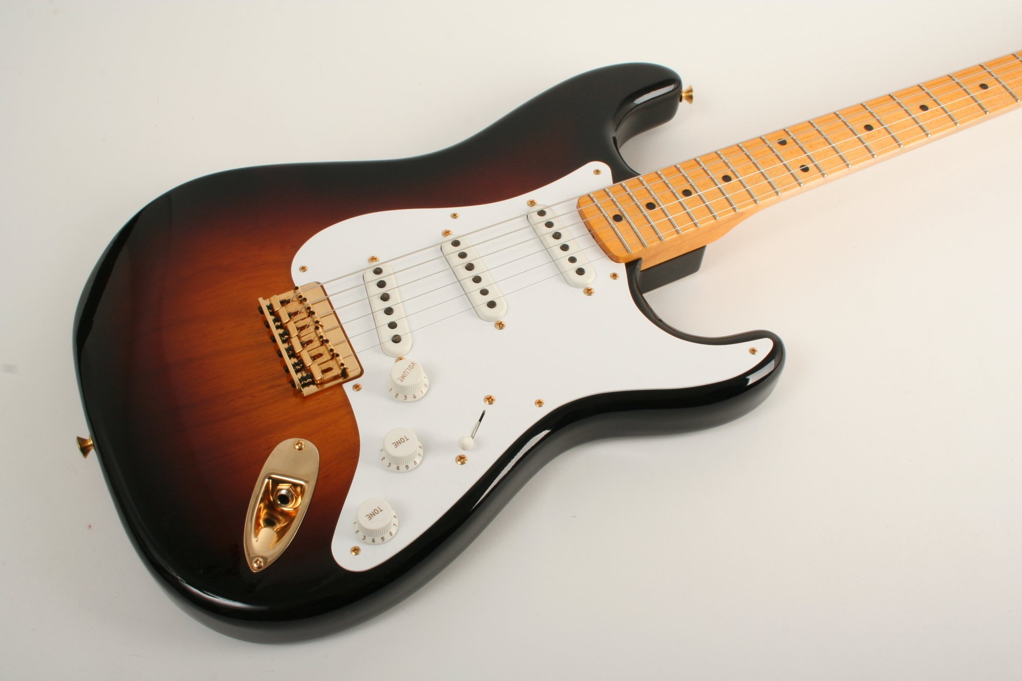 ★Custom HardRelic Sunburst StratocasterⅡ Platinum Fender Custom Shop Limited-Edition Double Bound HSS