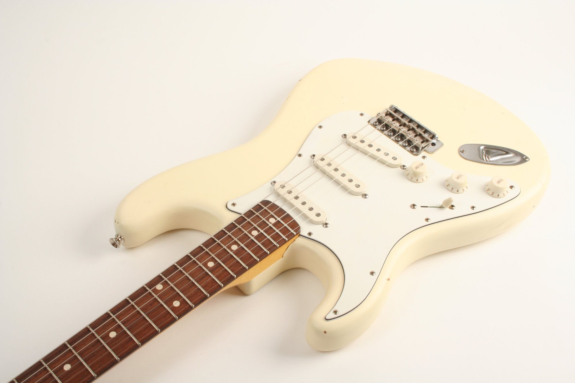 ワンピなど最旬ア！ Nash Guitars S-67 Olympic White Lollar Pickups Left Handed ギター