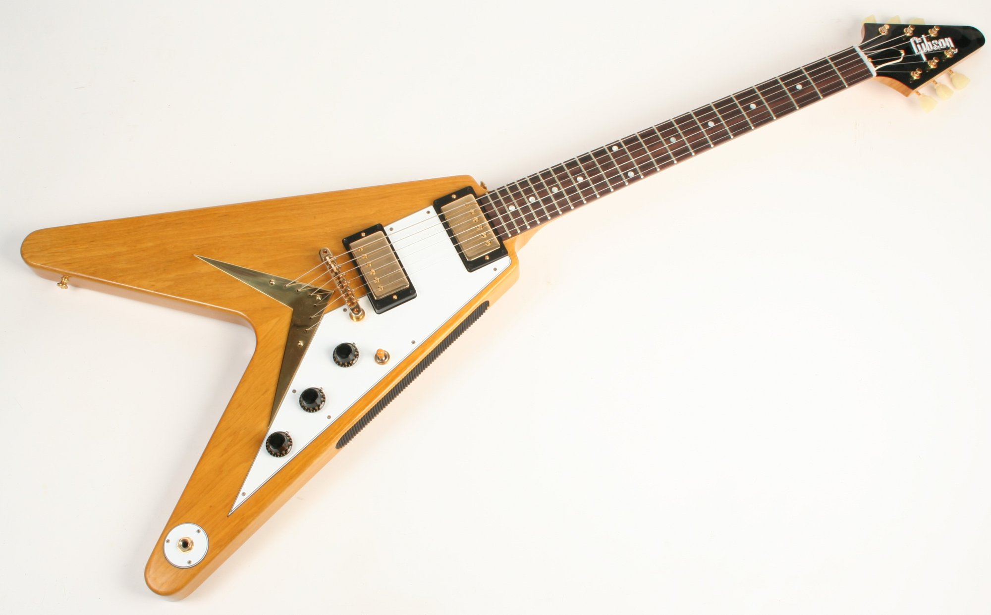 Gibson Custom Shop 1958 Korina Flying V Reissue (White