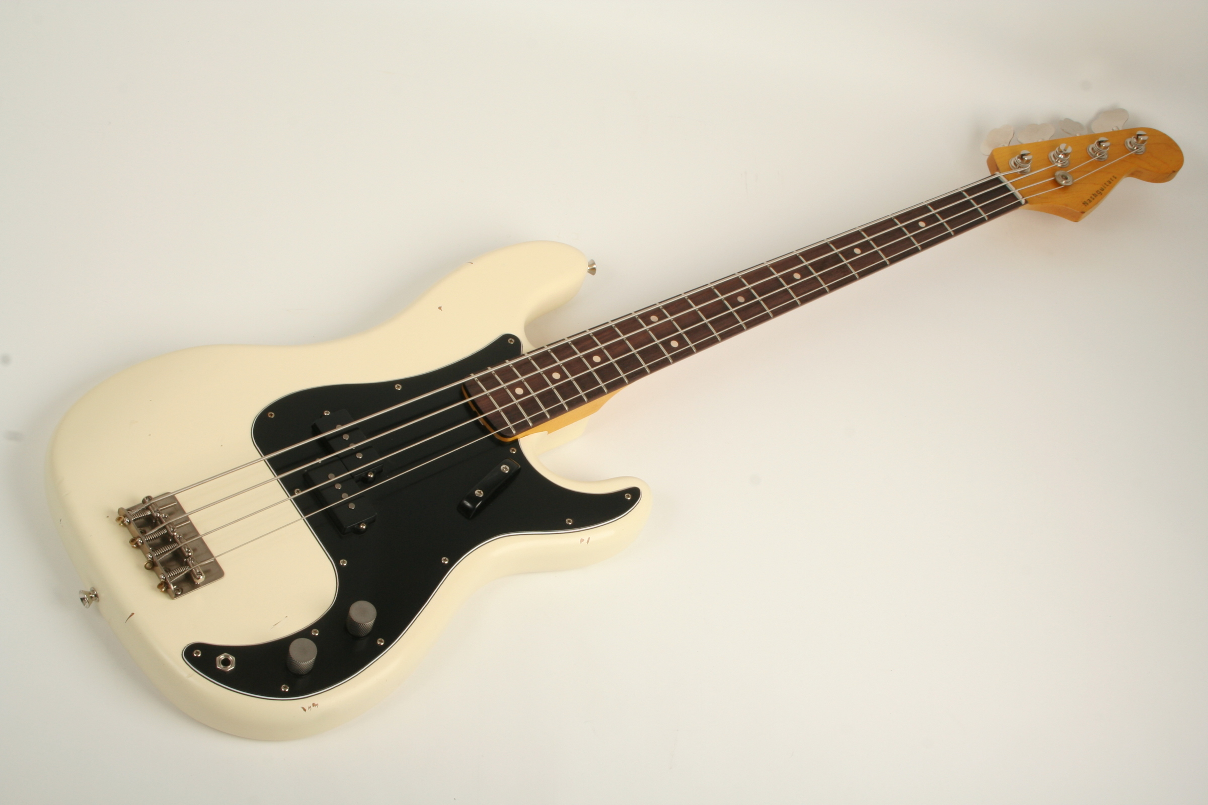 Nash Guitars PB-63 Olympic White Lollar Pickups GRT-634