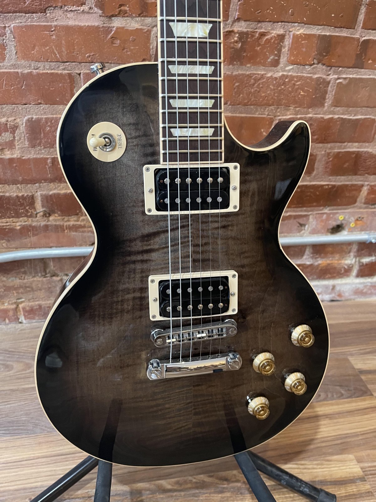 2012 Gibson Les Paul Classic Plus '60s Neck Profile - Trans