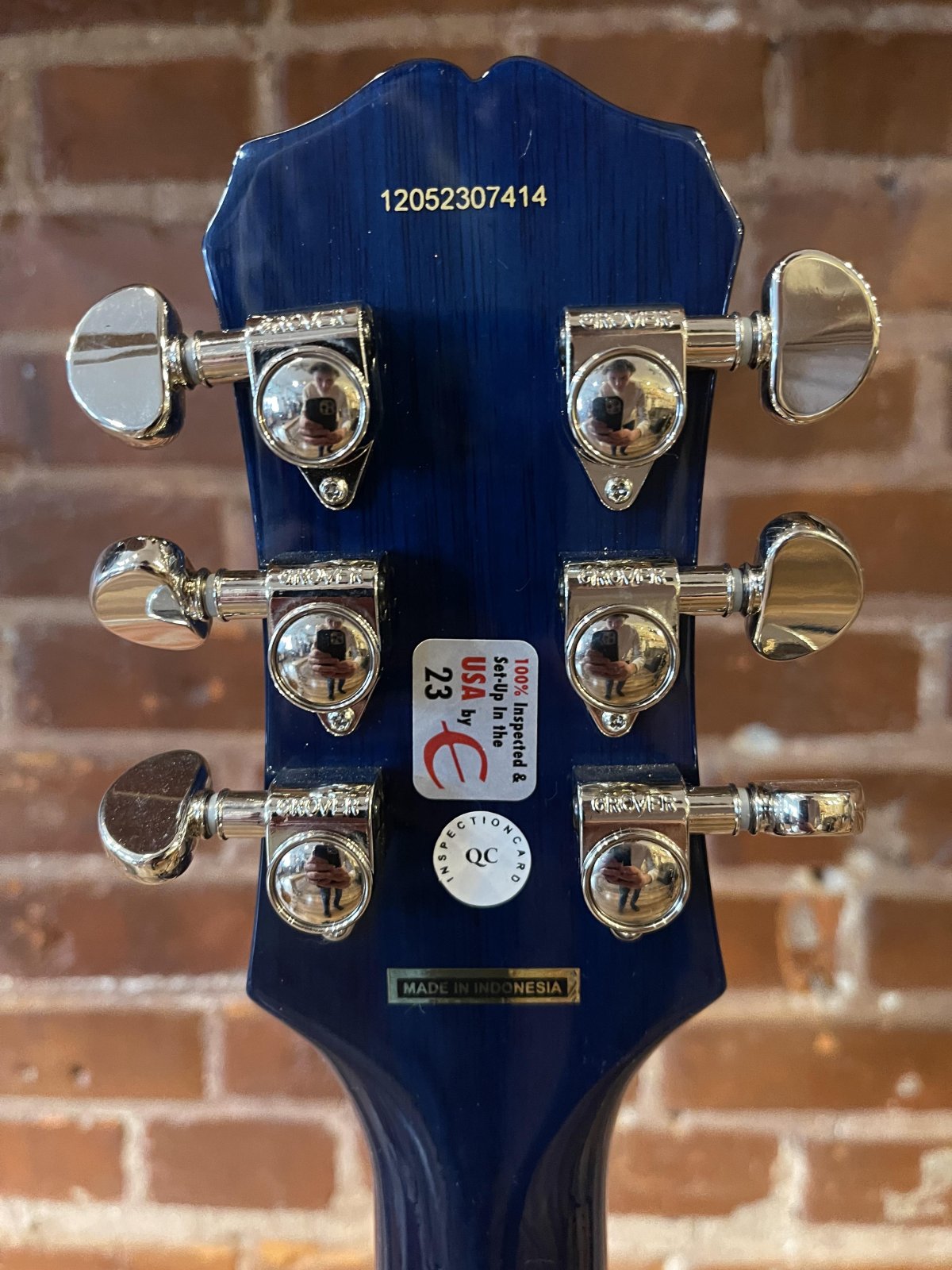 Epiphone 2012 Les Paul Standard Plus Pro Trans Blue
