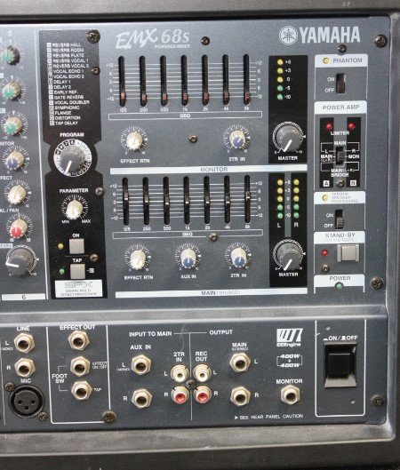 Yamaha EMX 68s 400w x2 6ch Power Mixer (Pre-Owned)