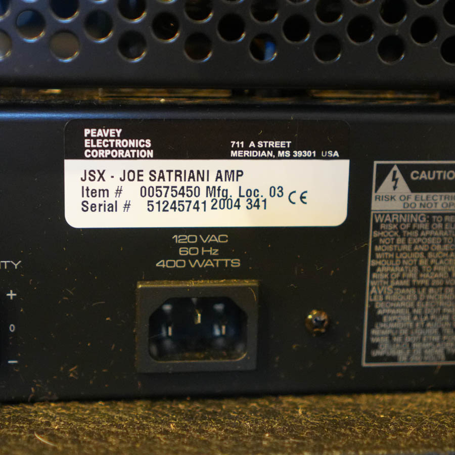 Peavey JSX Joe Satriani Signature 120-Watt Tube Guitar Amp Head