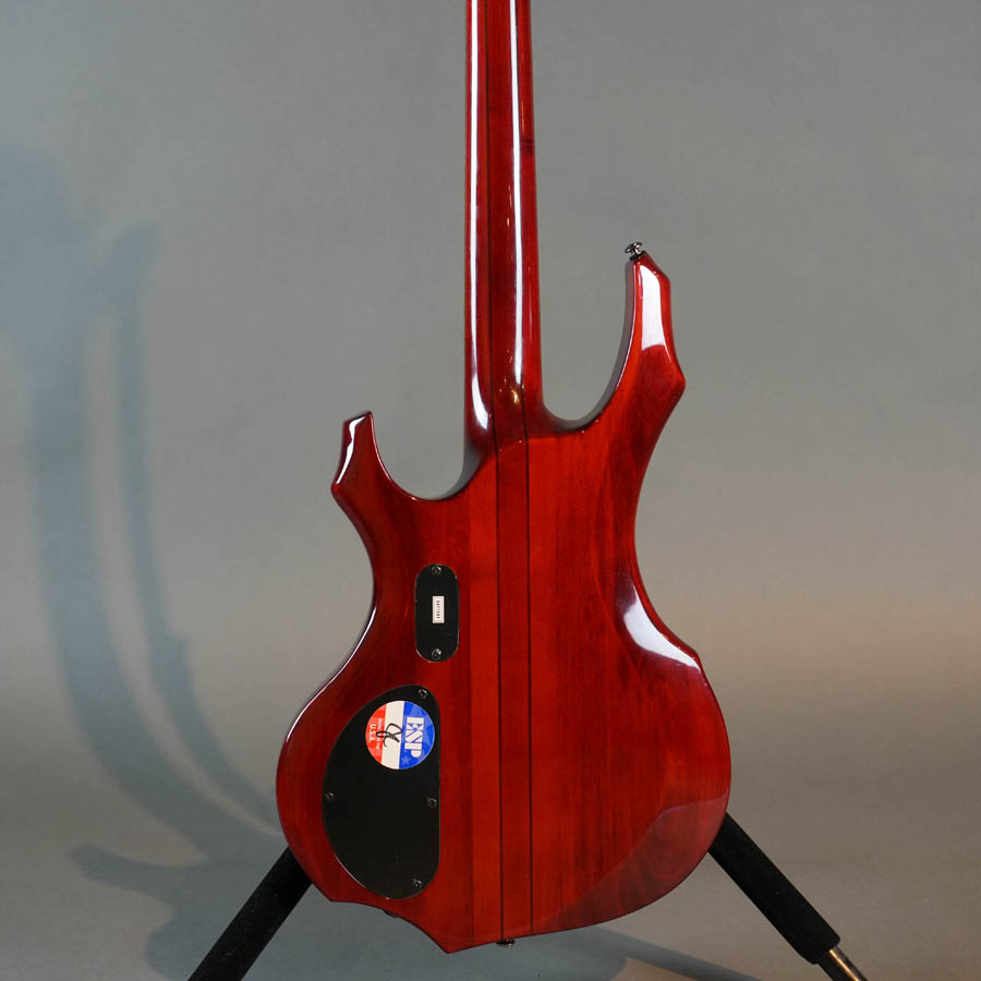 ESP LTD F-254FM Bass Transparent Red w/Case (2005) - Used