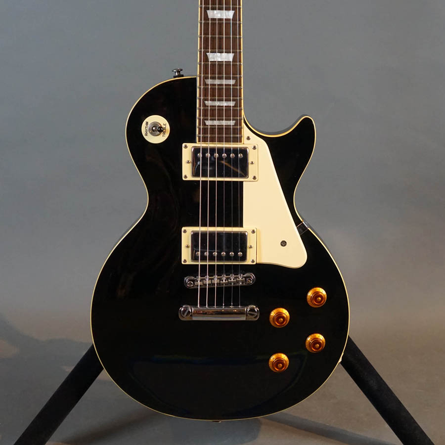 Epiphone Les Paul Standard Ebony w/Bag (2002) - Used