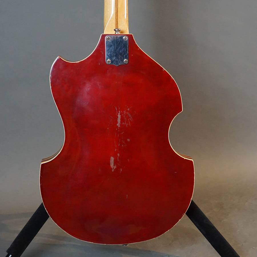 Kent 833 Bass Guitar, Cherry Red (60s) - Used