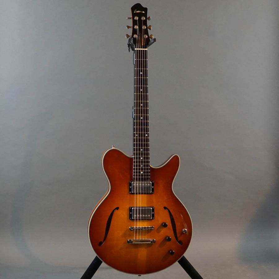 Eastman Romeo Thinline Semi Hollow Electric Guitar Gold Burst