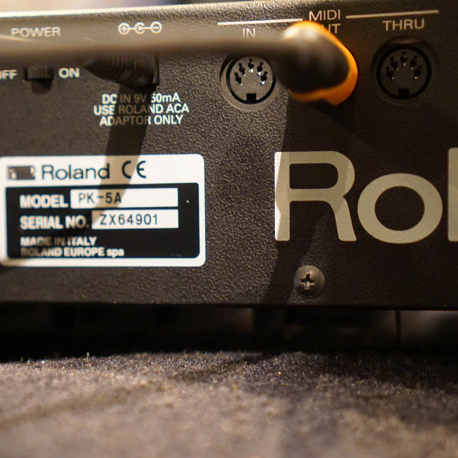 Roland PK-5A Dynamic MIDI Pedal Controller - Used