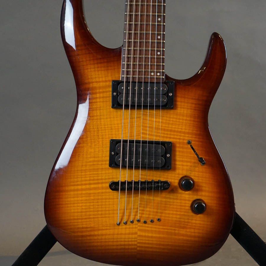 ギター Legator NR7-200 Legator N7-200 Series Ninja 7 String Neck Through Sunburst