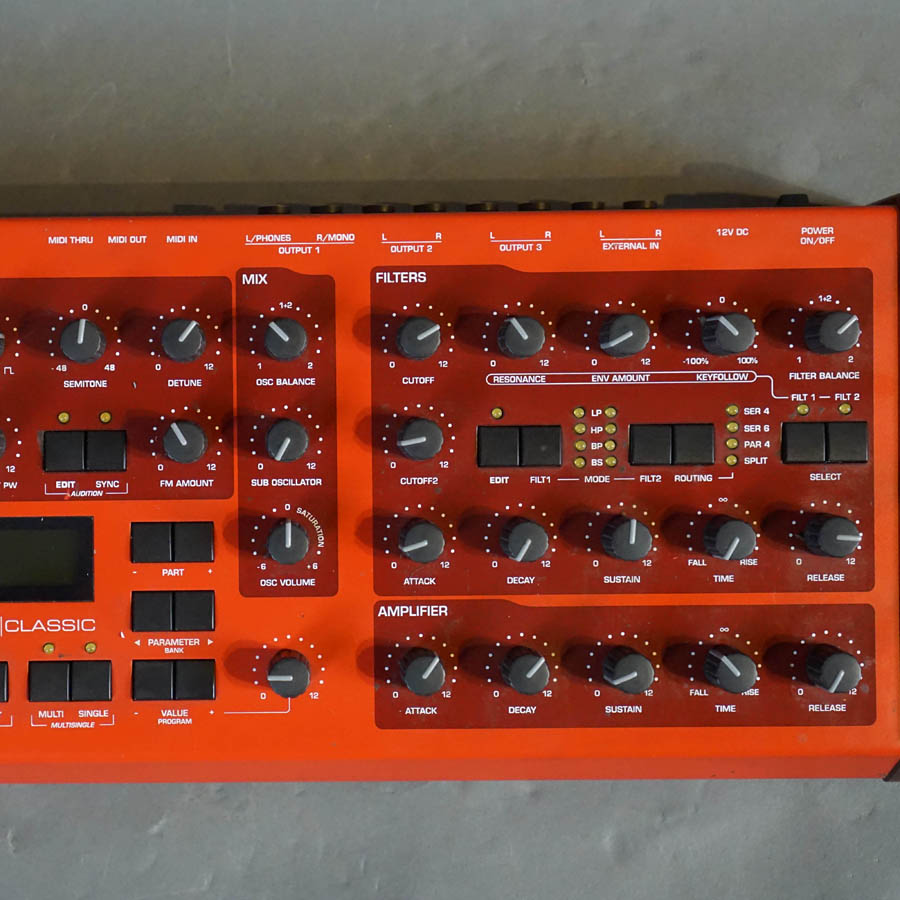 Access Virus Classic Desktop Synthesizer Red - Used